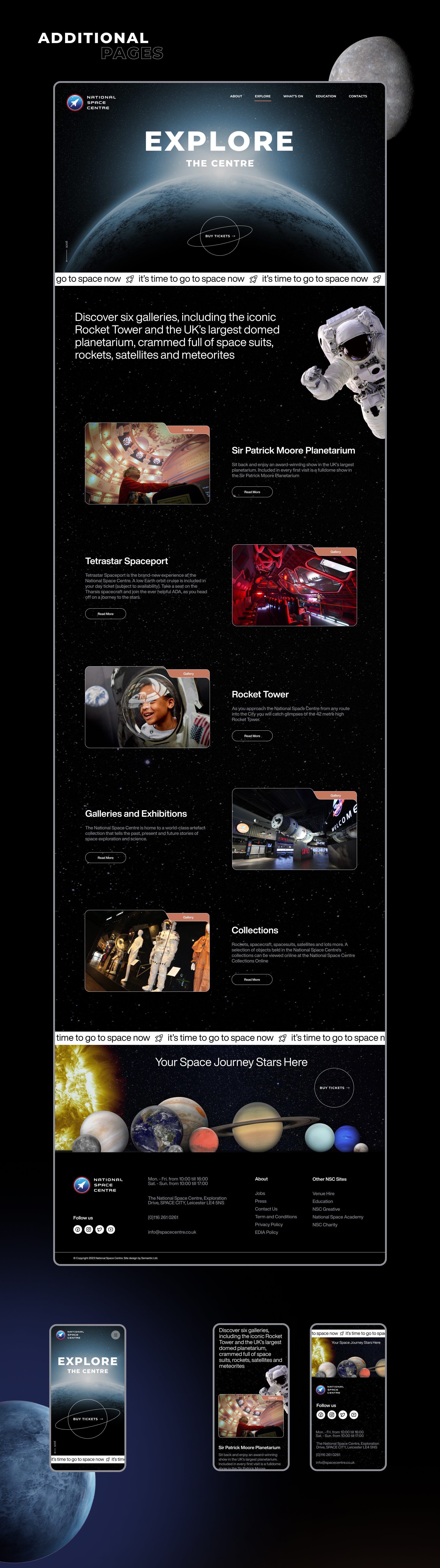 National Space Centre — Изображение №4 — Интерфейсы на Dprofile
