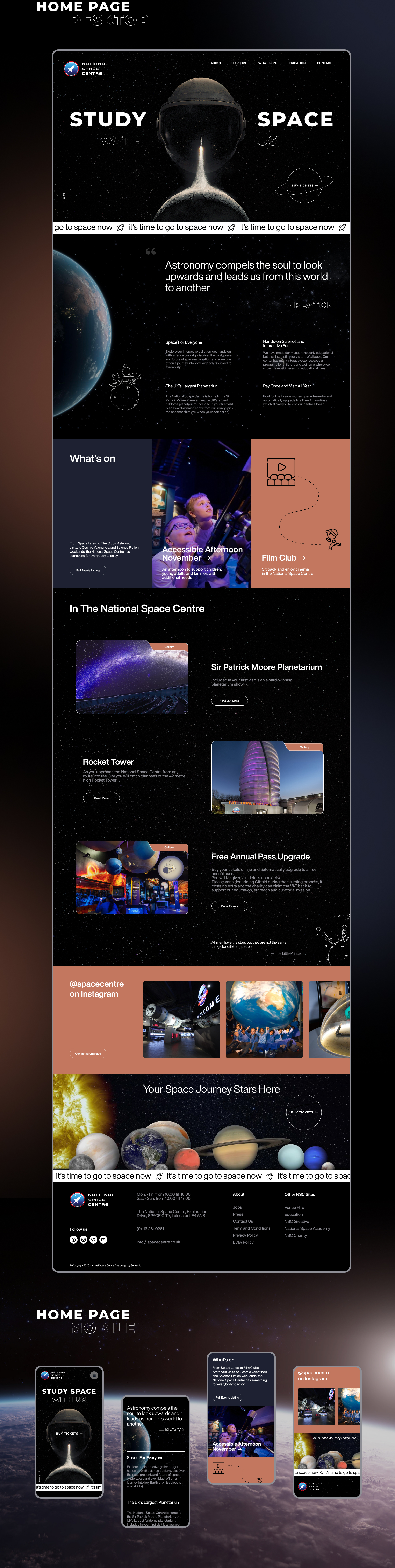 National Space Centre — Изображение №3 — Интерфейсы на Dprofile