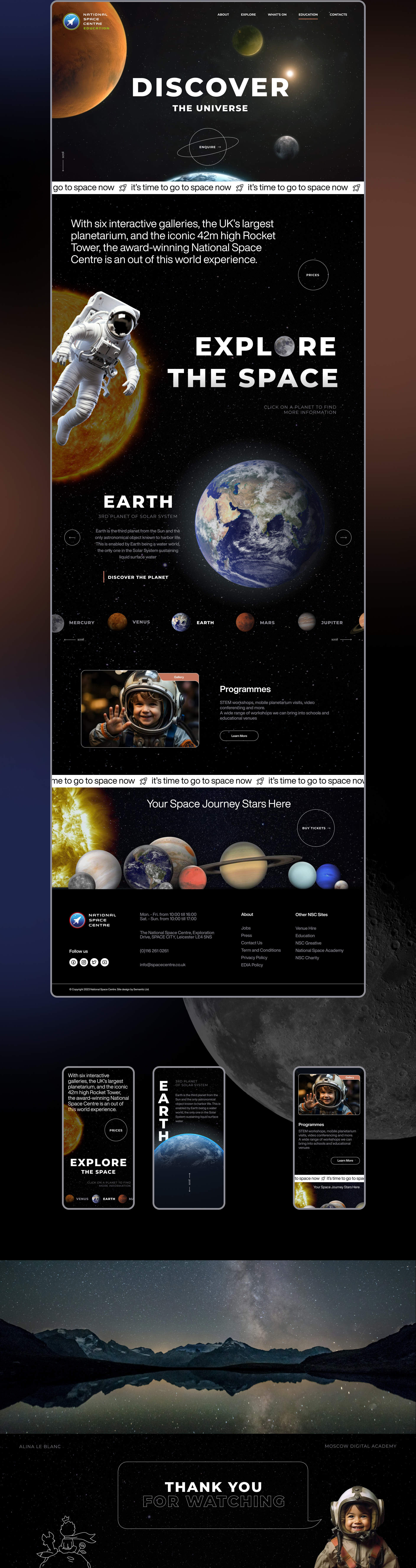 National Space Centre — Изображение №5 — Интерфейсы на Dprofile