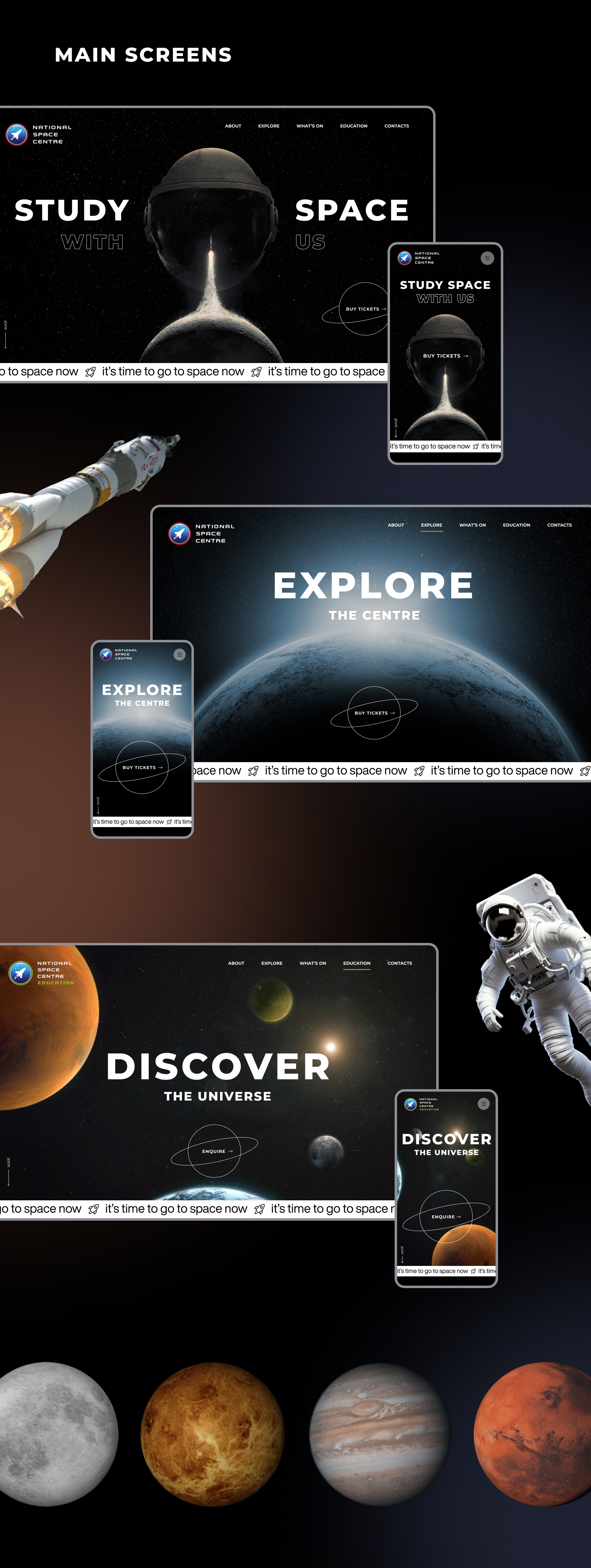 National Space Centre — Изображение №2 — Интерфейсы на Dprofile