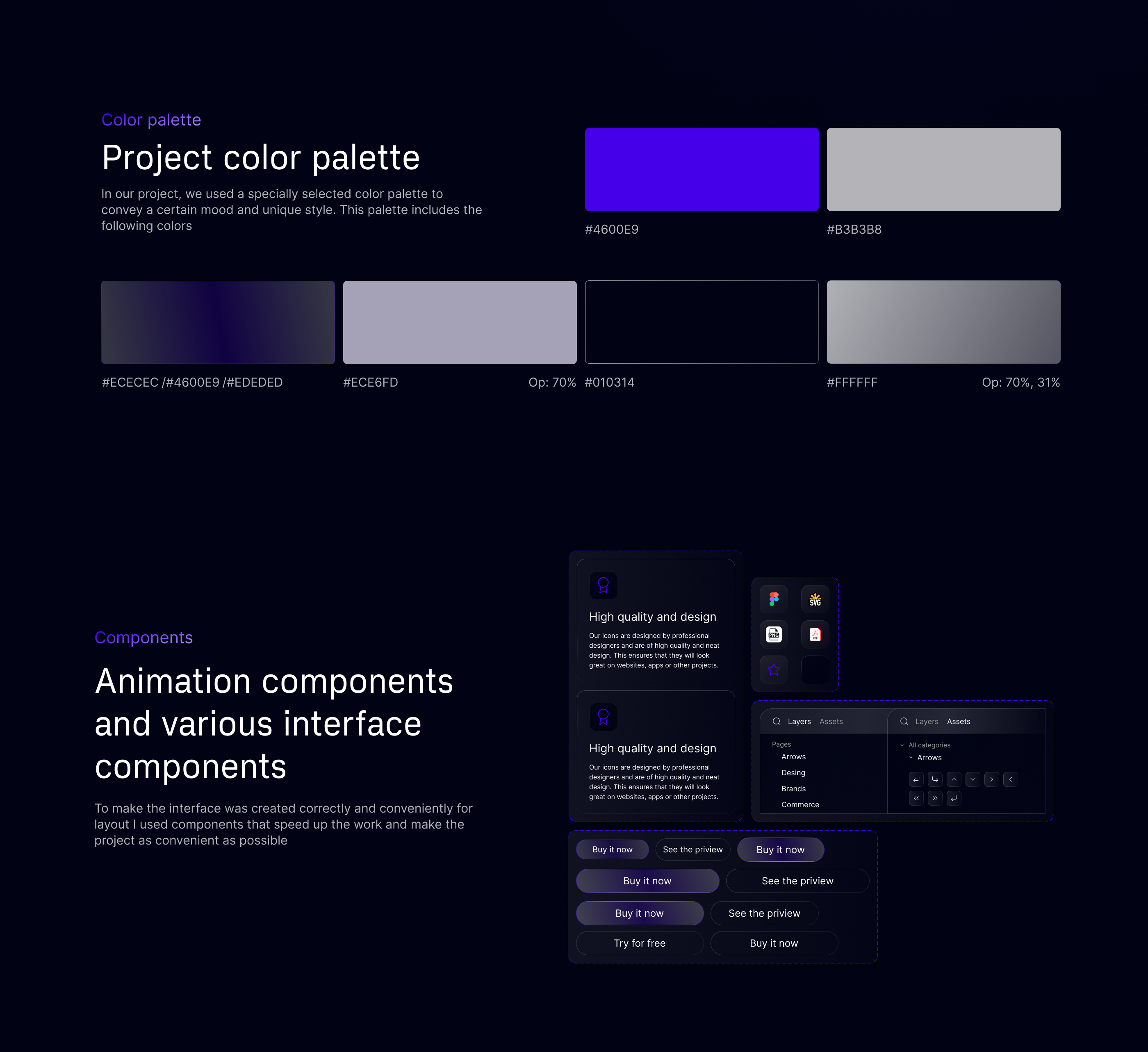 Website IconiOn - designer icons — Изображение №5 — Интерфейсы, Анимация на Dprofile