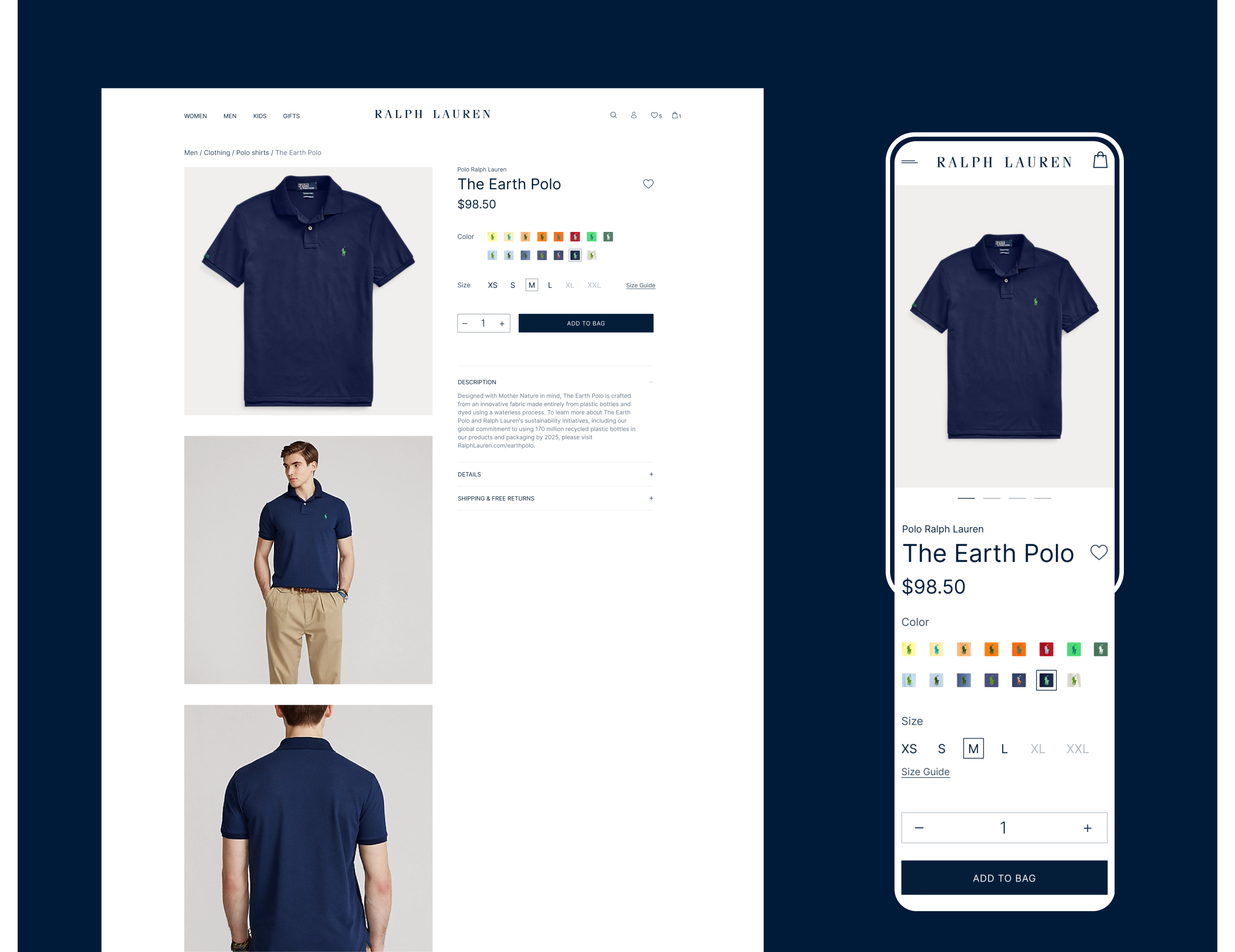 RALPH LAUREN Redesign E-commerce — Изображение №6 — Интерфейсы, Брендинг на Dprofile