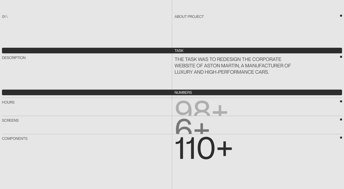 ASTON MARTIN | CORPORATE SITE — Изображение №2 — Интерфейсы на Dprofile