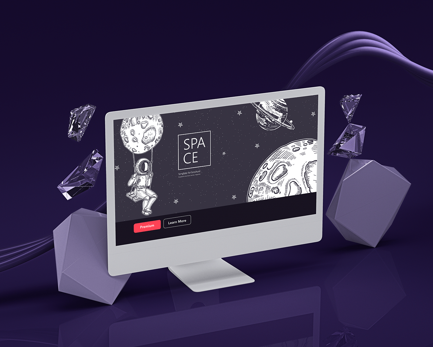 Funny astronauts — Изображение №2 — Иллюстрация, Графика на Dprofile