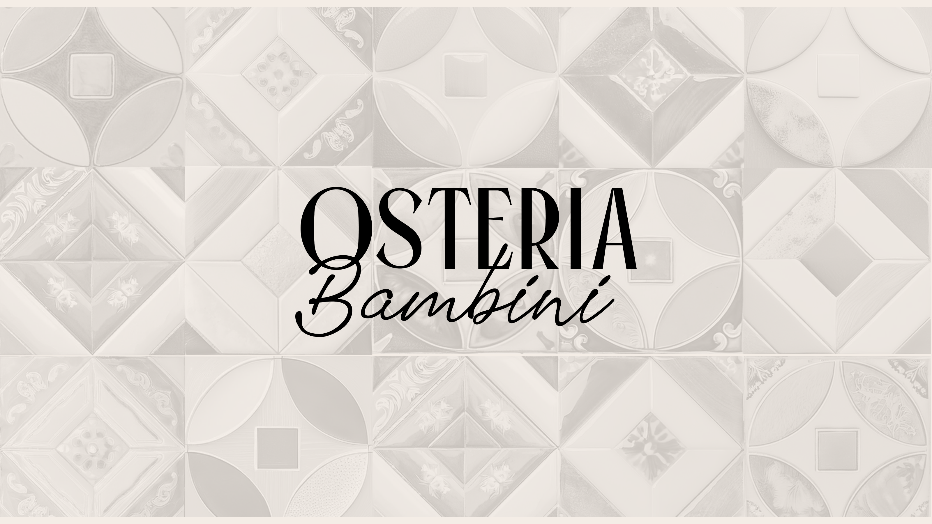 Osteria Bambini — Изображение №1 — Брендинг, Графика на Dprofile