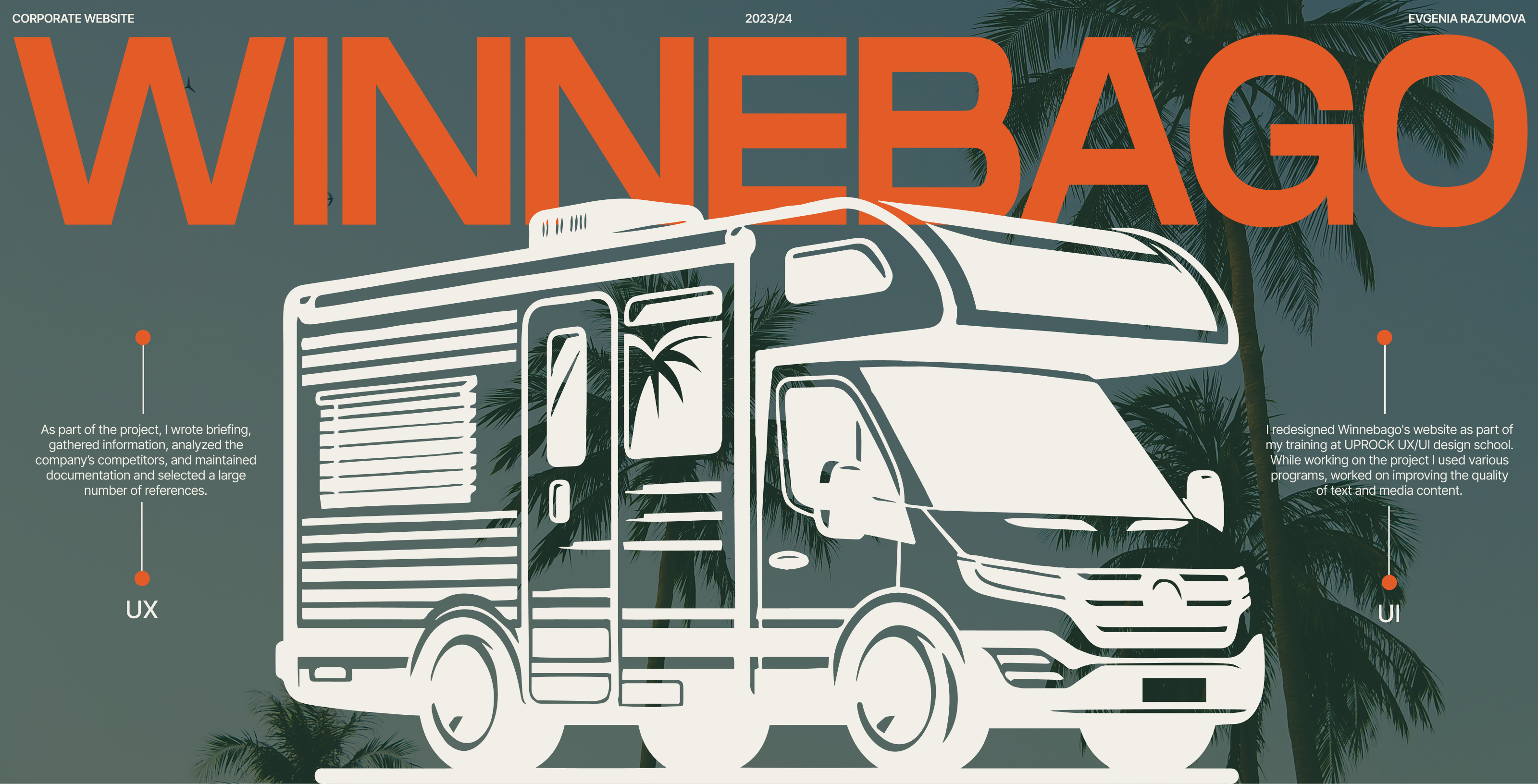 Корпоративный сайт | WINNEBAGO — Изображение №1 — Интерфейсы, Графика на Dprofile