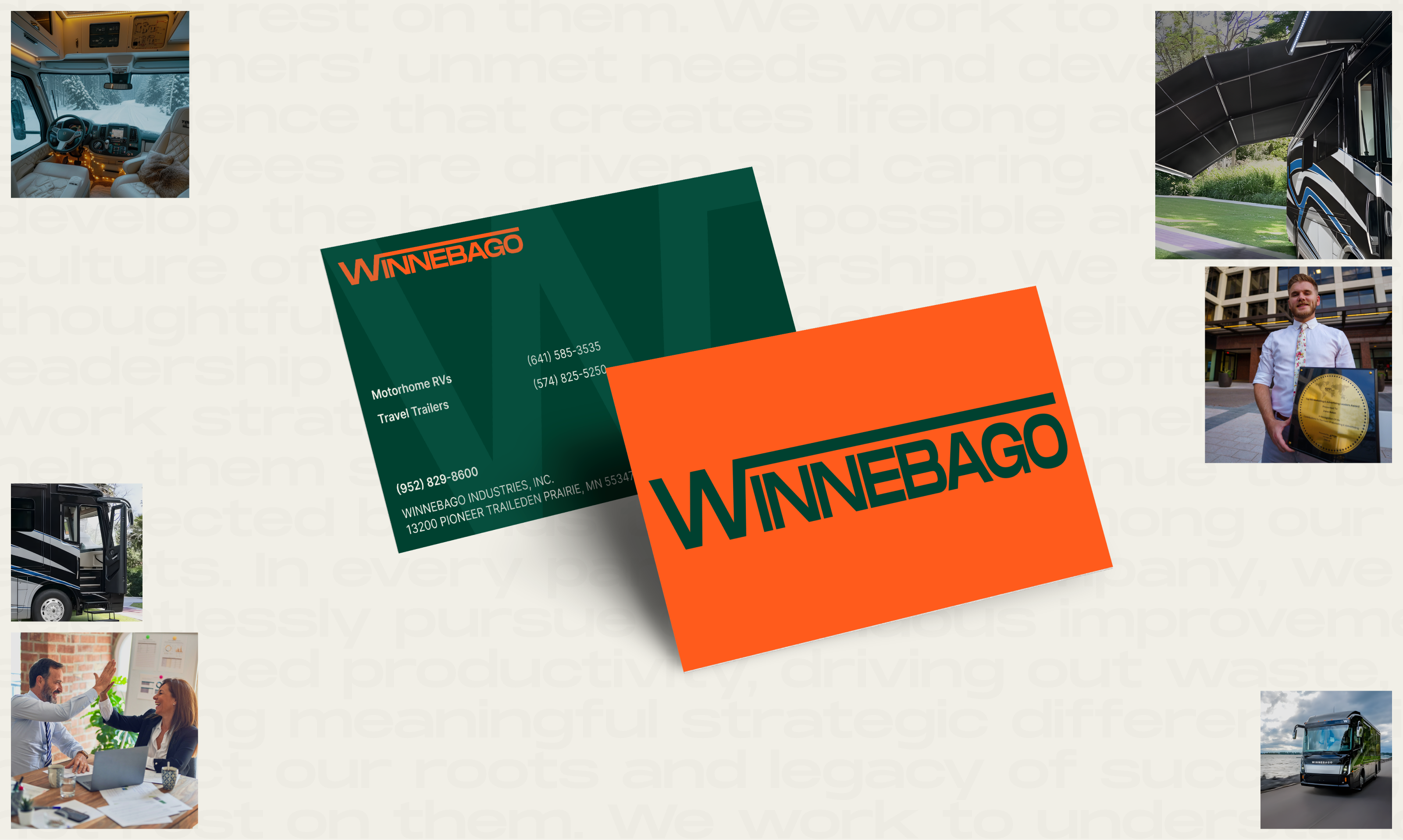 Корпоративный сайт | WINNEBAGO — Изображение №8 — Интерфейсы, Графика на Dprofile