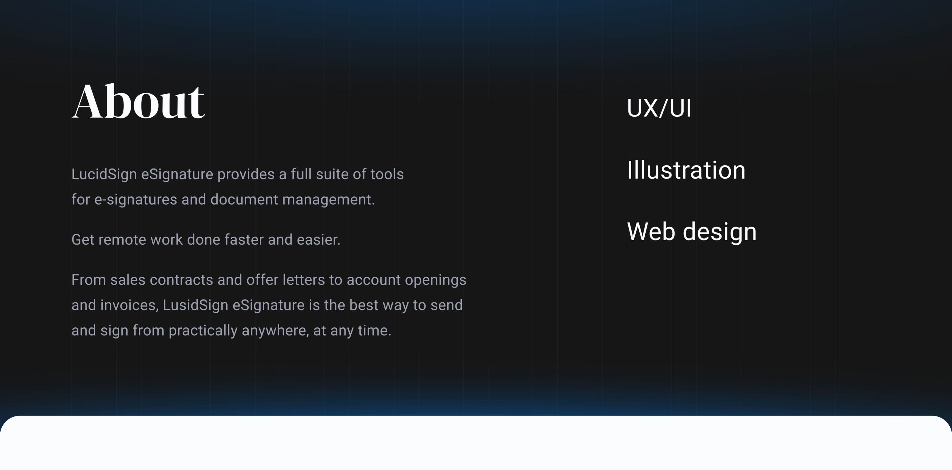 LucidSign eSignature (2021) — Изображение №2 — Интерфейсы, Иллюстрация на Dprofile