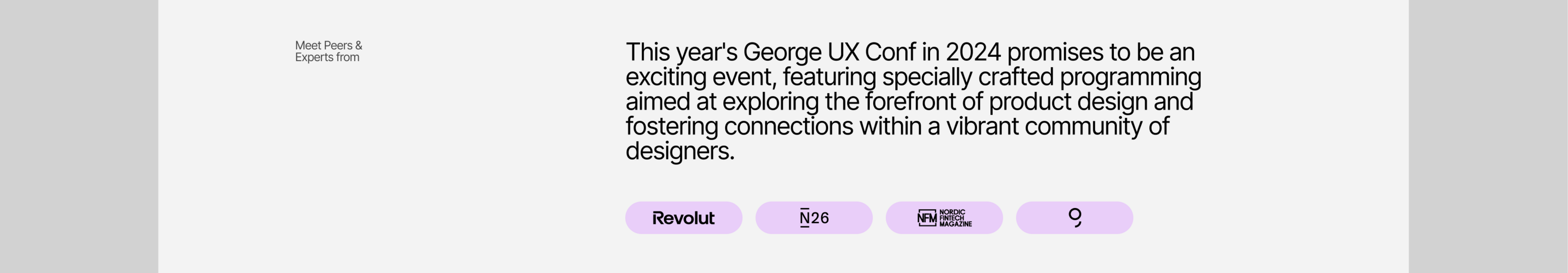 Redesign Website George UX Conf 2024 | Lending Page — Изображение №7 — Интерфейсы на Dprofile