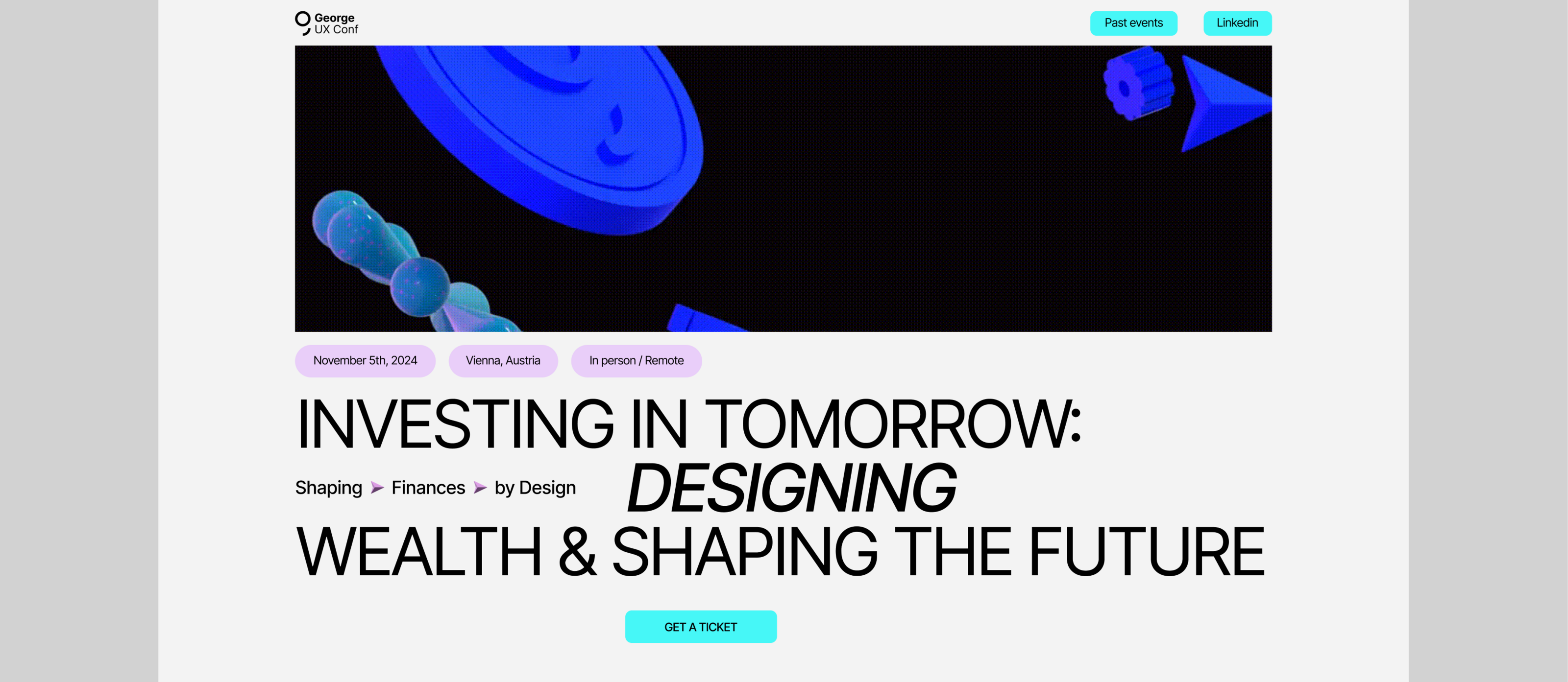 Redesign Website George UX Conf 2024 | Lending Page — Изображение №6 — Интерфейсы на Dprofile