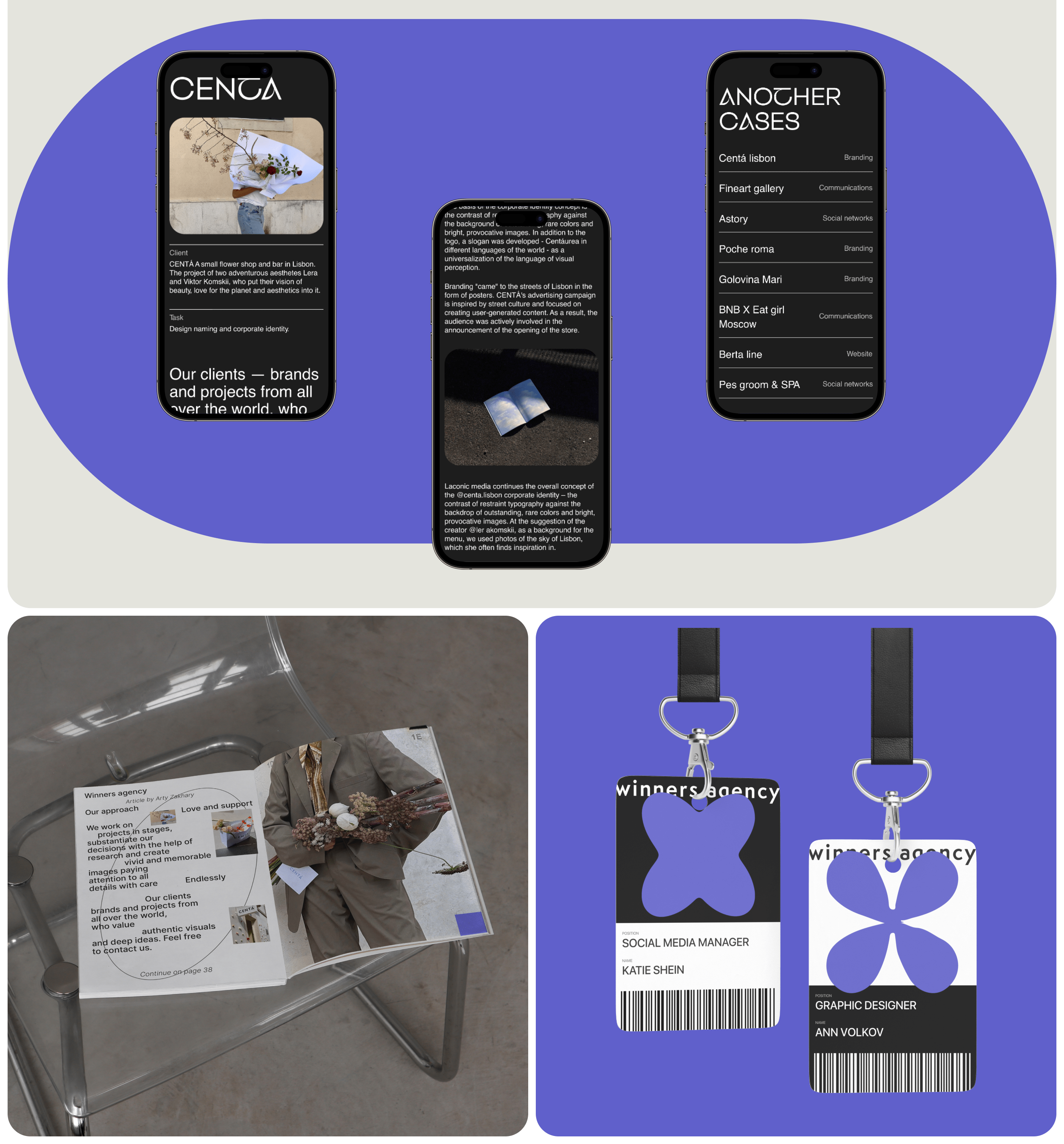 Winners agency | Studio website redesign — Изображение №10 — Интерфейсы на Dprofile