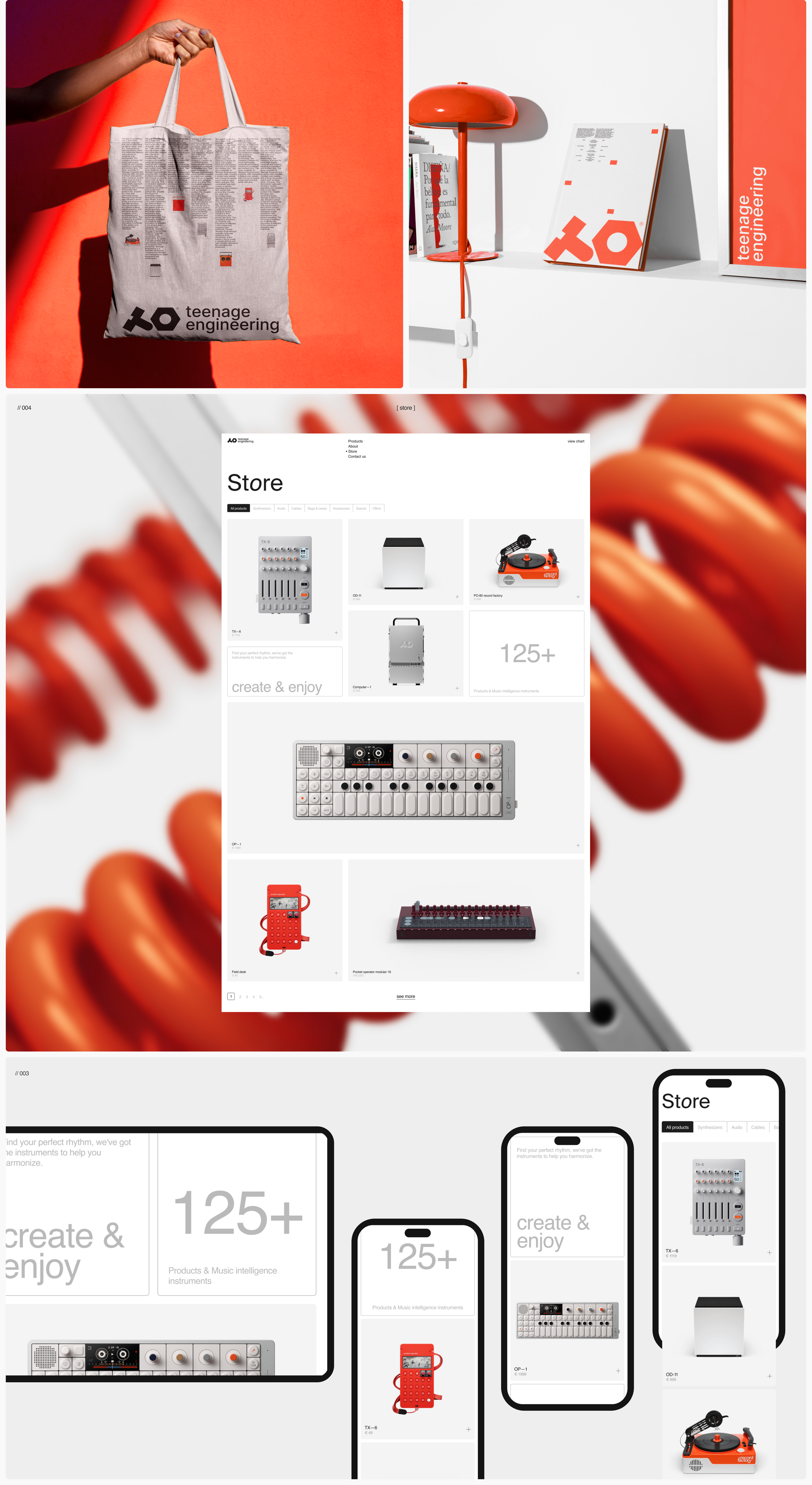 Teenage engineering | Corporate website — Изображение №4 — Интерфейсы на Dprofile