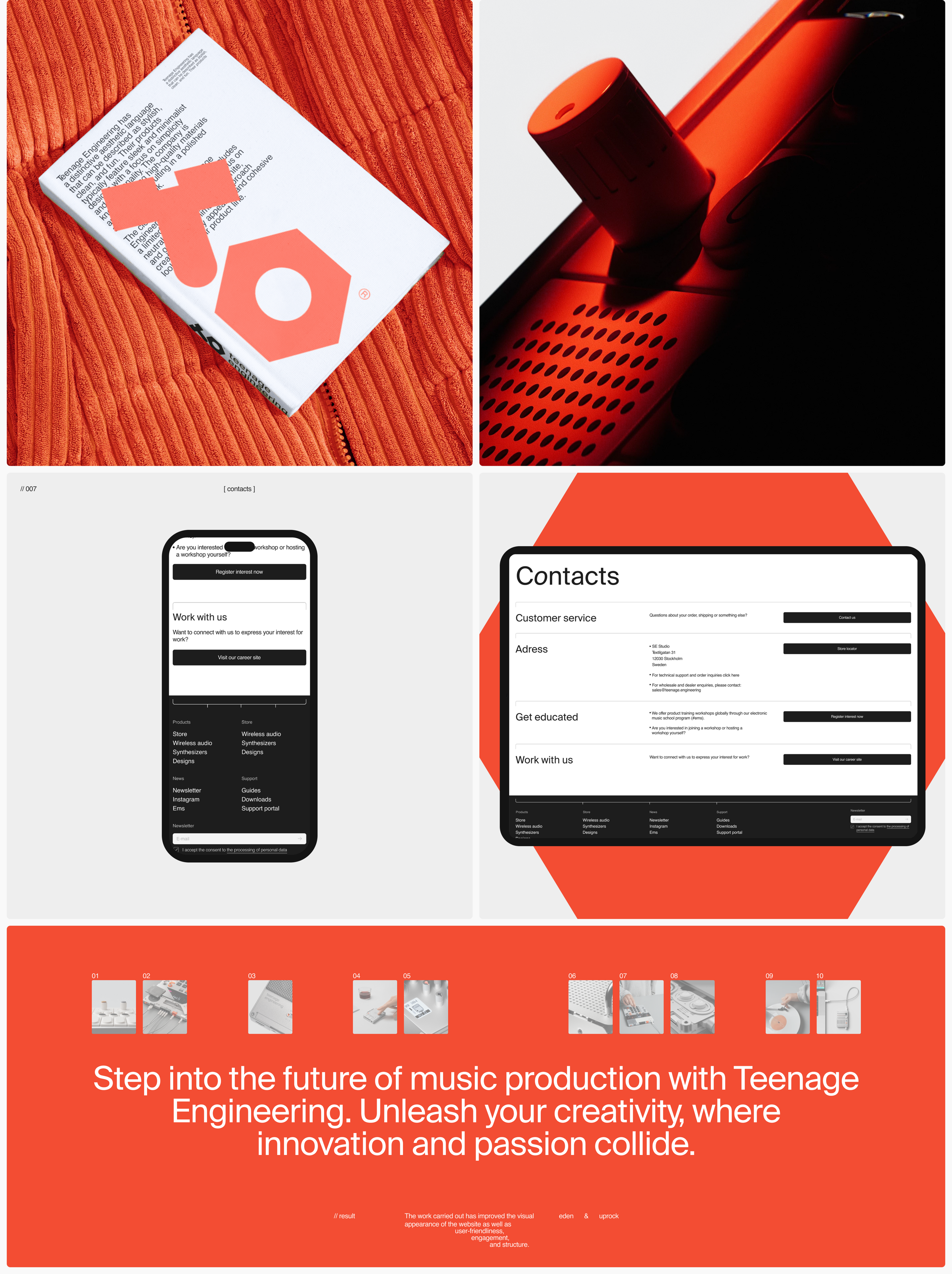 Teenage engineering | Corporate website — Изображение №7 — Интерфейсы на Dprofile