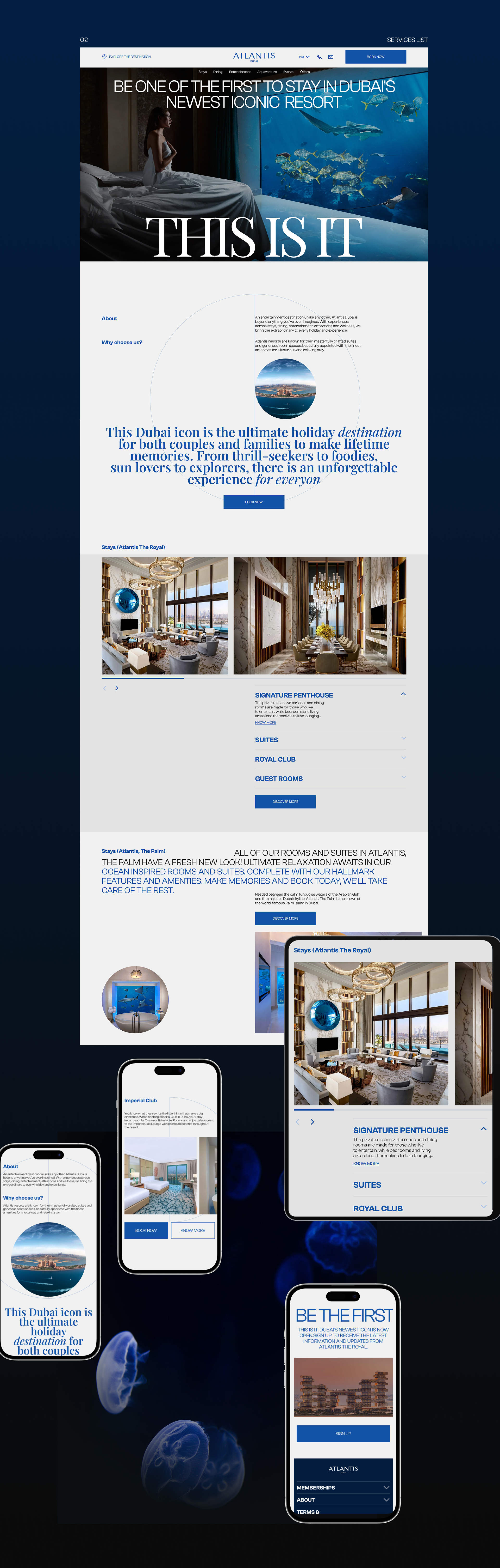 Atlantis Dubai | Corporate website — Изображение №3 — Интерфейсы на Dprofile