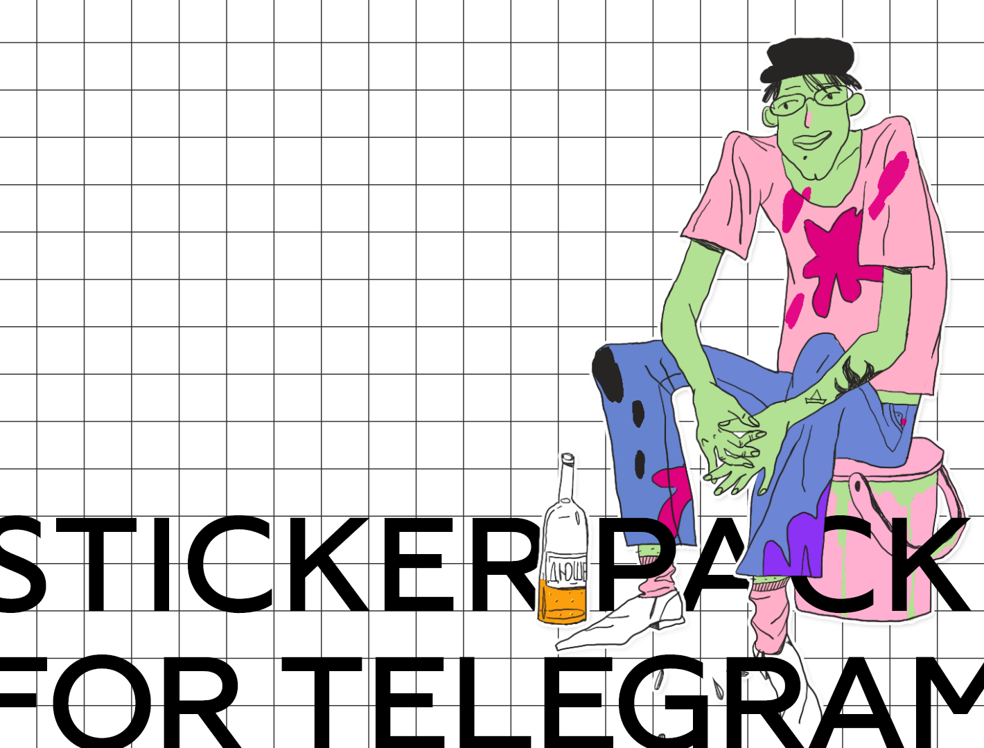 Stickerpack for Telegram — Изображение №1 — Иллюстрация на Dprofile