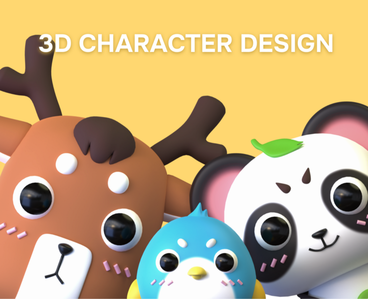 3D character design — Иллюстрация, 3D на Dprofile
