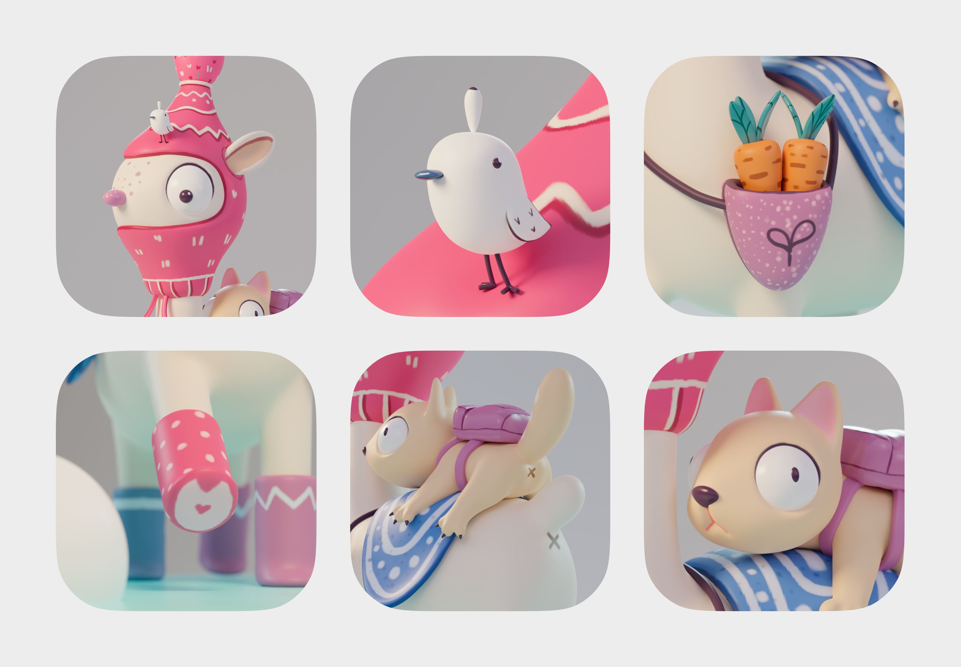 Best friends | 3D Illustration — Изображение №2 — Иллюстрация, 3D на Dprofile