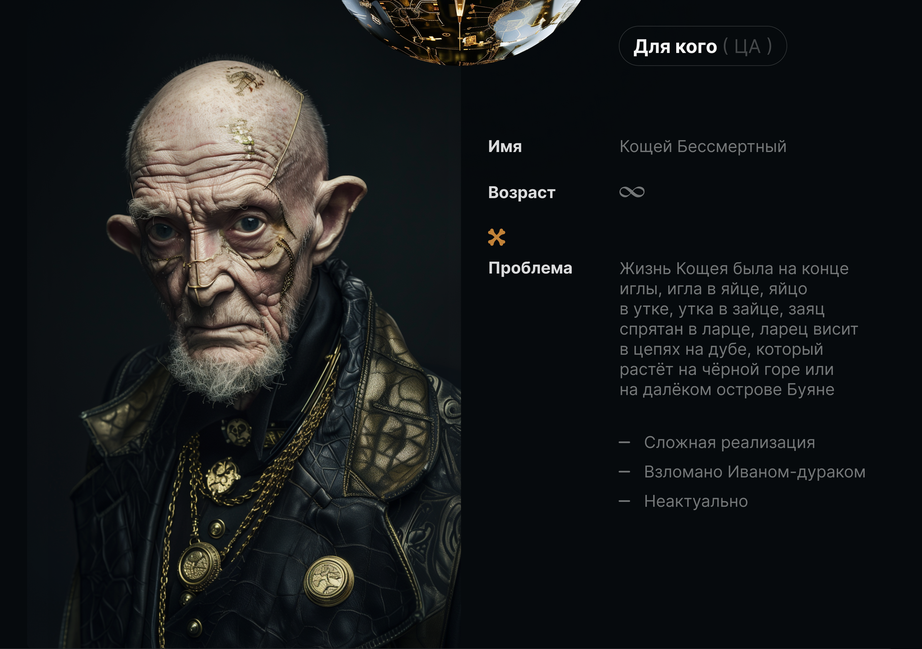 Яйцо Кощея Бессмертного — Изображение №2 — Интерфейсы на Dprofile