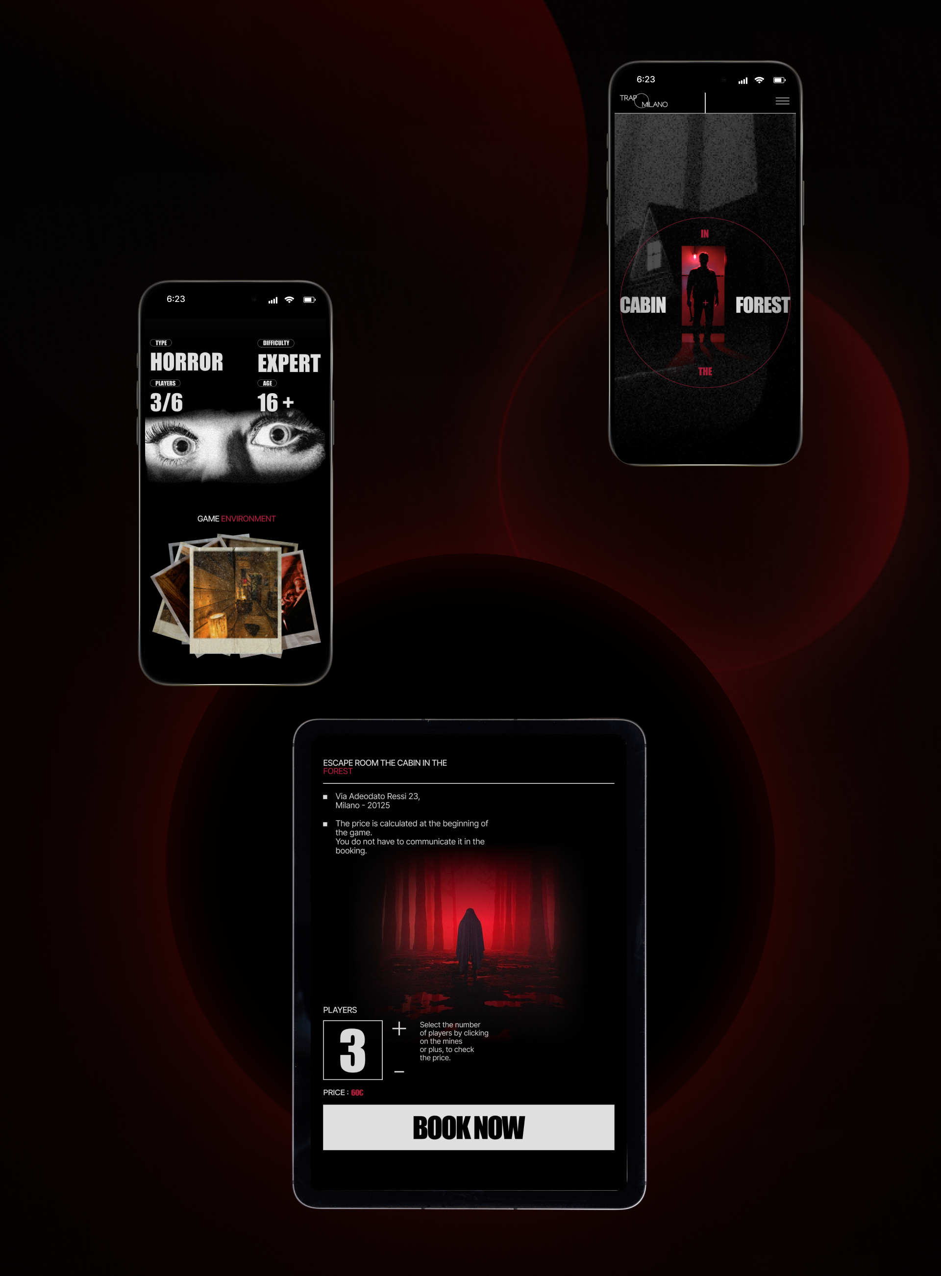 LANDIND PAGE: CABIN IN THE FOREST — Изображение №5 — Интерфейсы на Dprofile