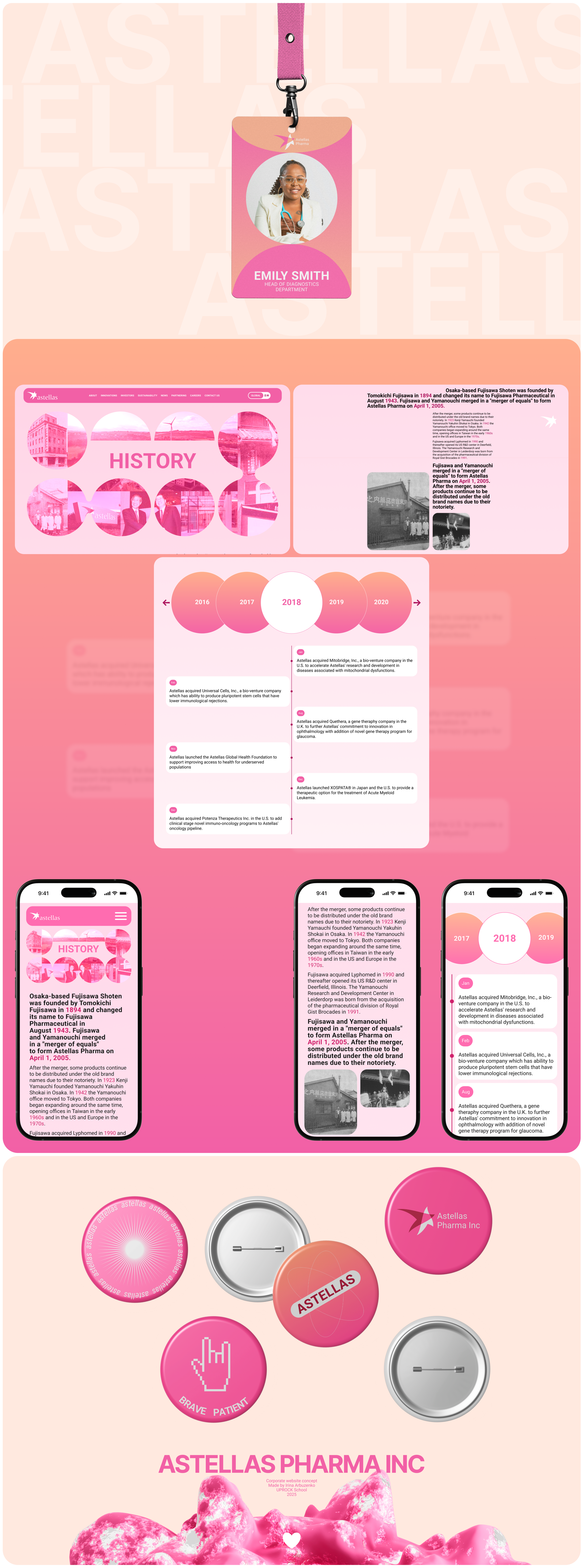 Astellas Pharma Inc - redesign concept — Изображение №5 — Интерфейсы на Dprofile