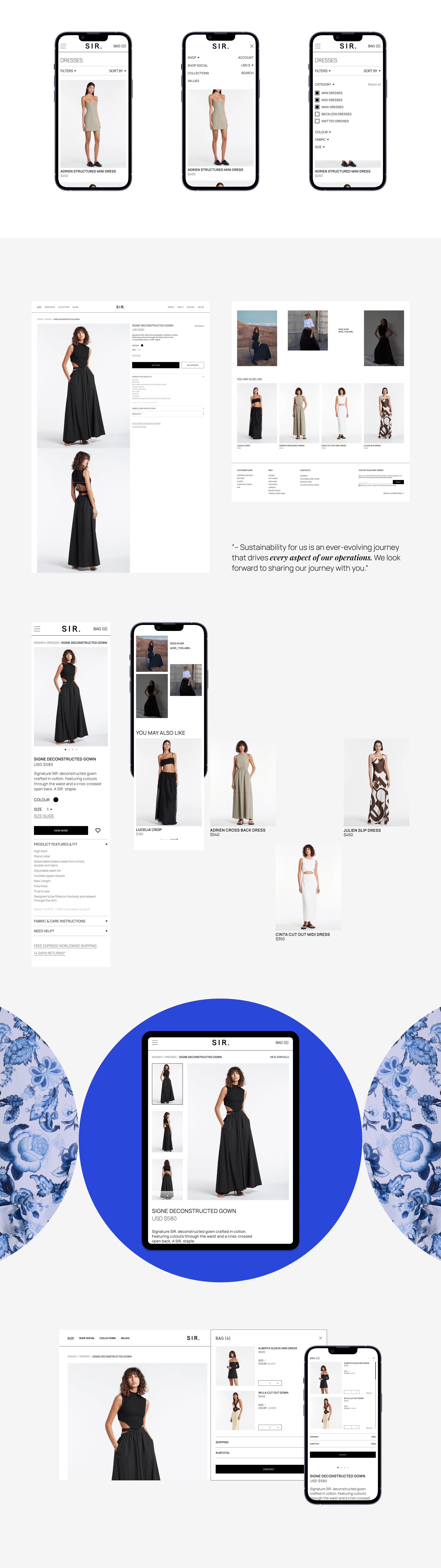 SIR. -  WEBSITE REDESIGN CONCEPT — Изображение №3 — Интерфейсы на Dprofile