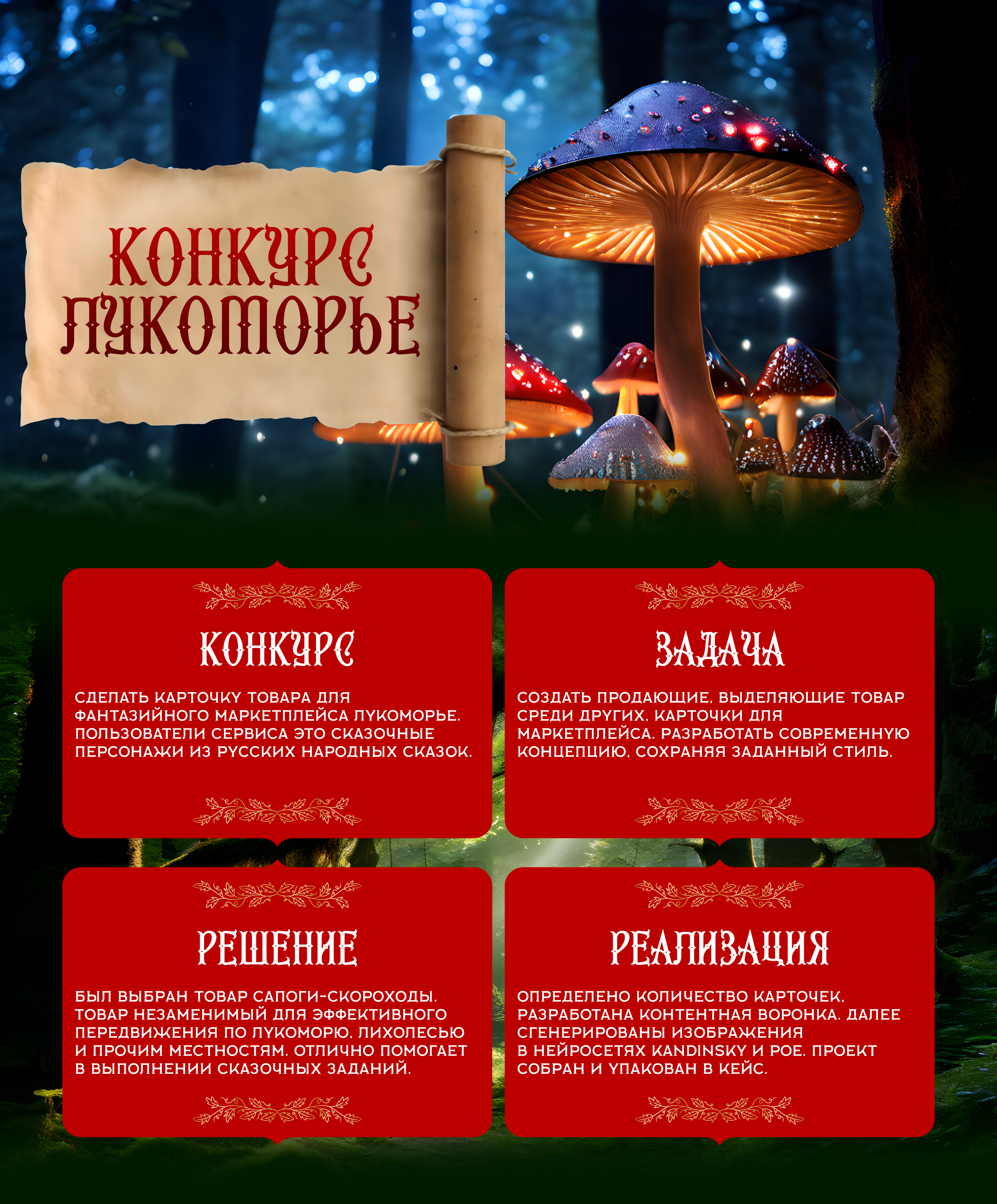 Конкурс "Лукоморье 2024" — Изображение №1 — Графика, Маркетинг на Dprofile