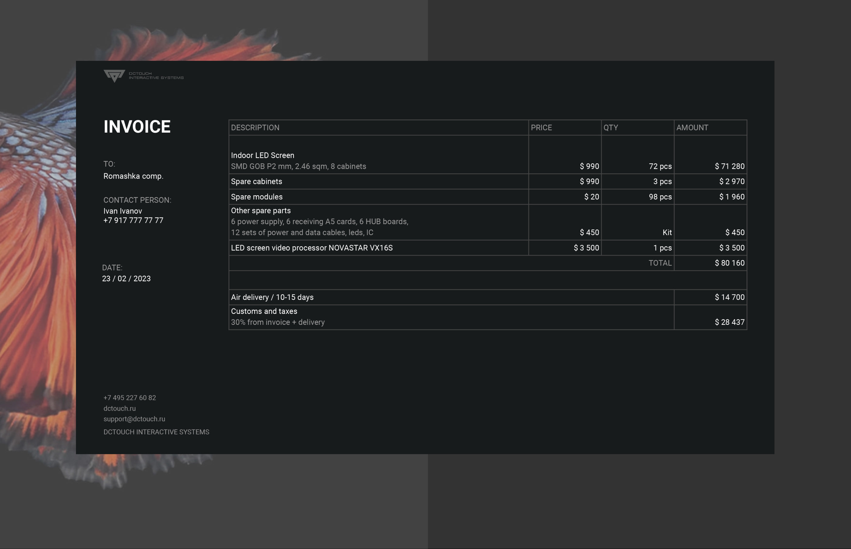 Шаблон коммерческого предложения — Изображение №2 — Брендинг, Графика на Dprofile