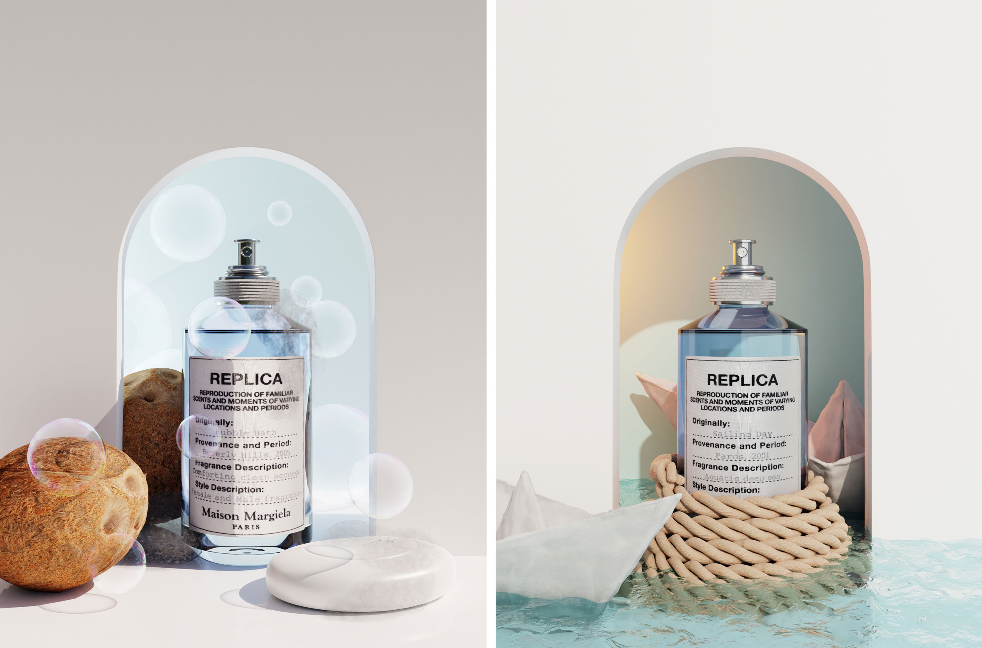 DESIGN OF MAISON MARGIELA REPLICA PERFUME — Изображение №4 — Брендинг, 3D на Dprofile