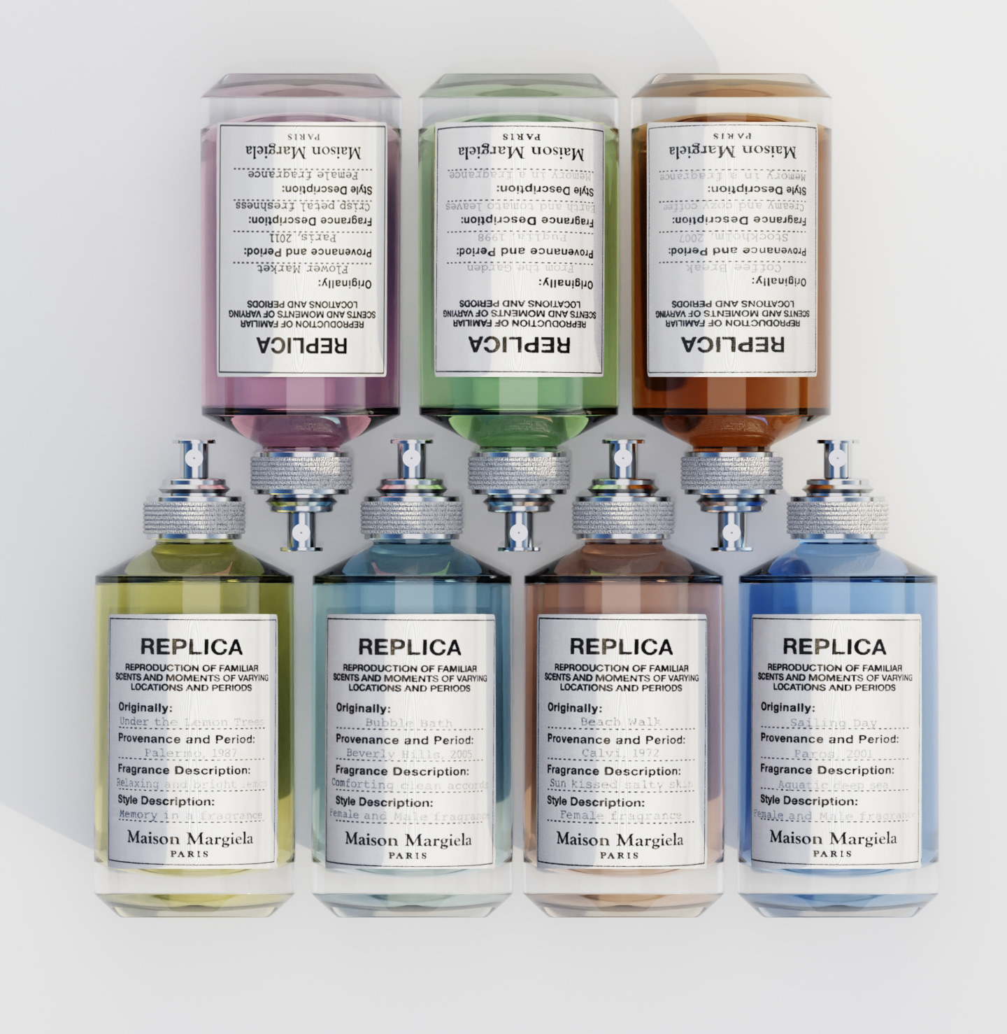DESIGN OF MAISON MARGIELA REPLICA PERFUME — Изображение №7 — Брендинг, 3D на Dprofile