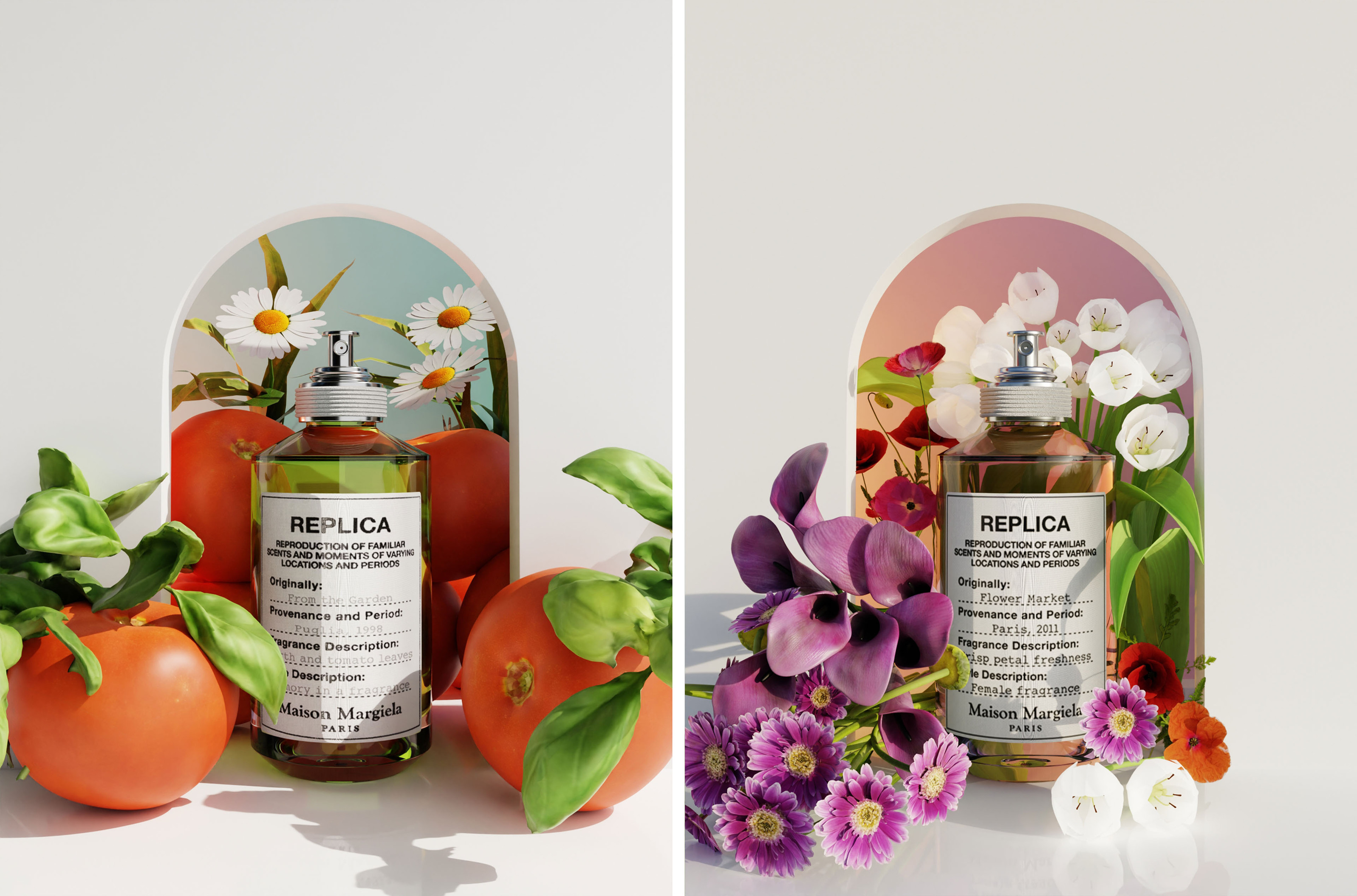 DESIGN OF MAISON MARGIELA REPLICA PERFUME — Изображение №3 — Брендинг, 3D на Dprofile