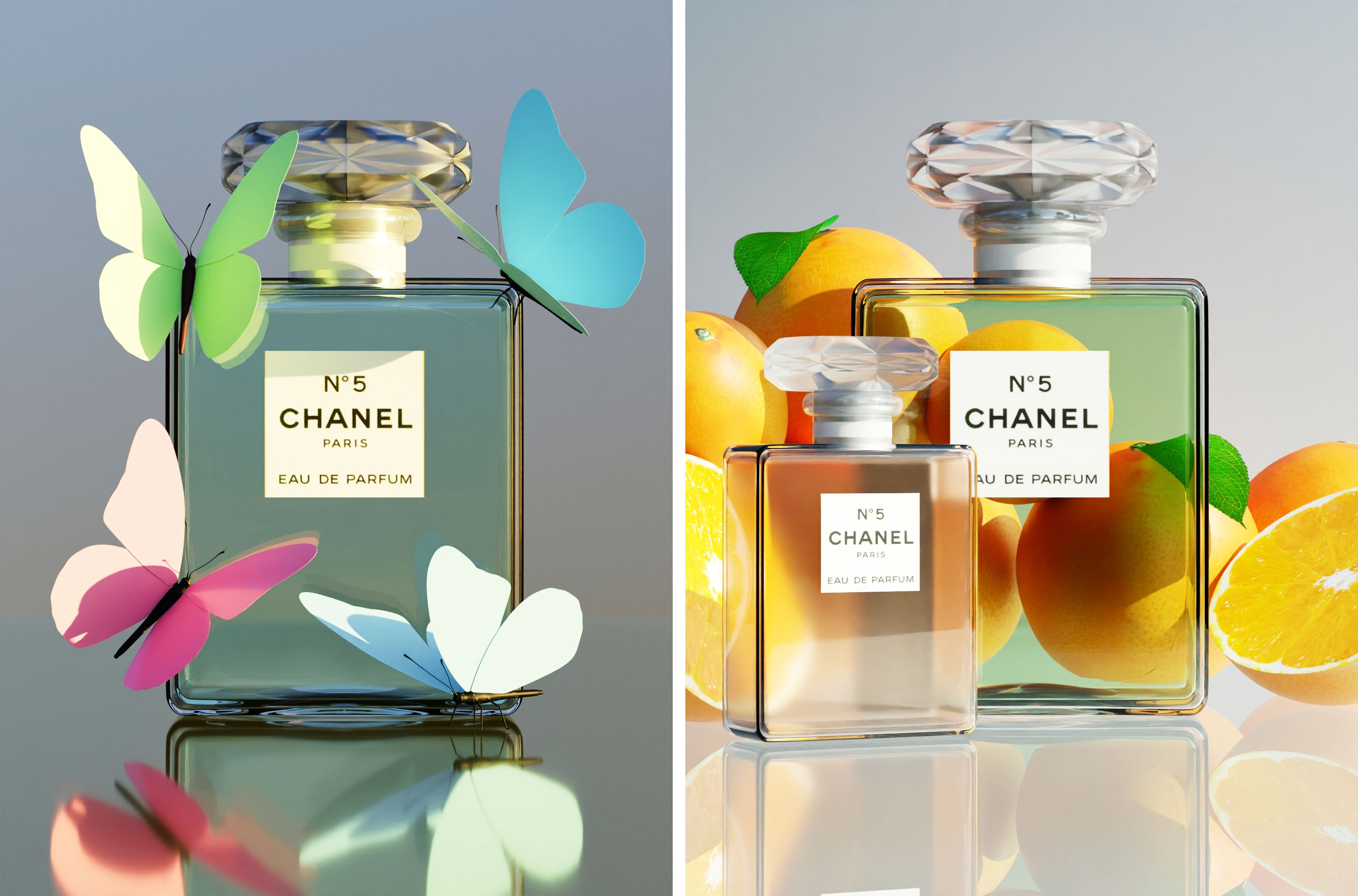 DESIGN OF CHANEL №5 PERFUME — Изображение №5 — Брендинг, 3D на Dprofile
