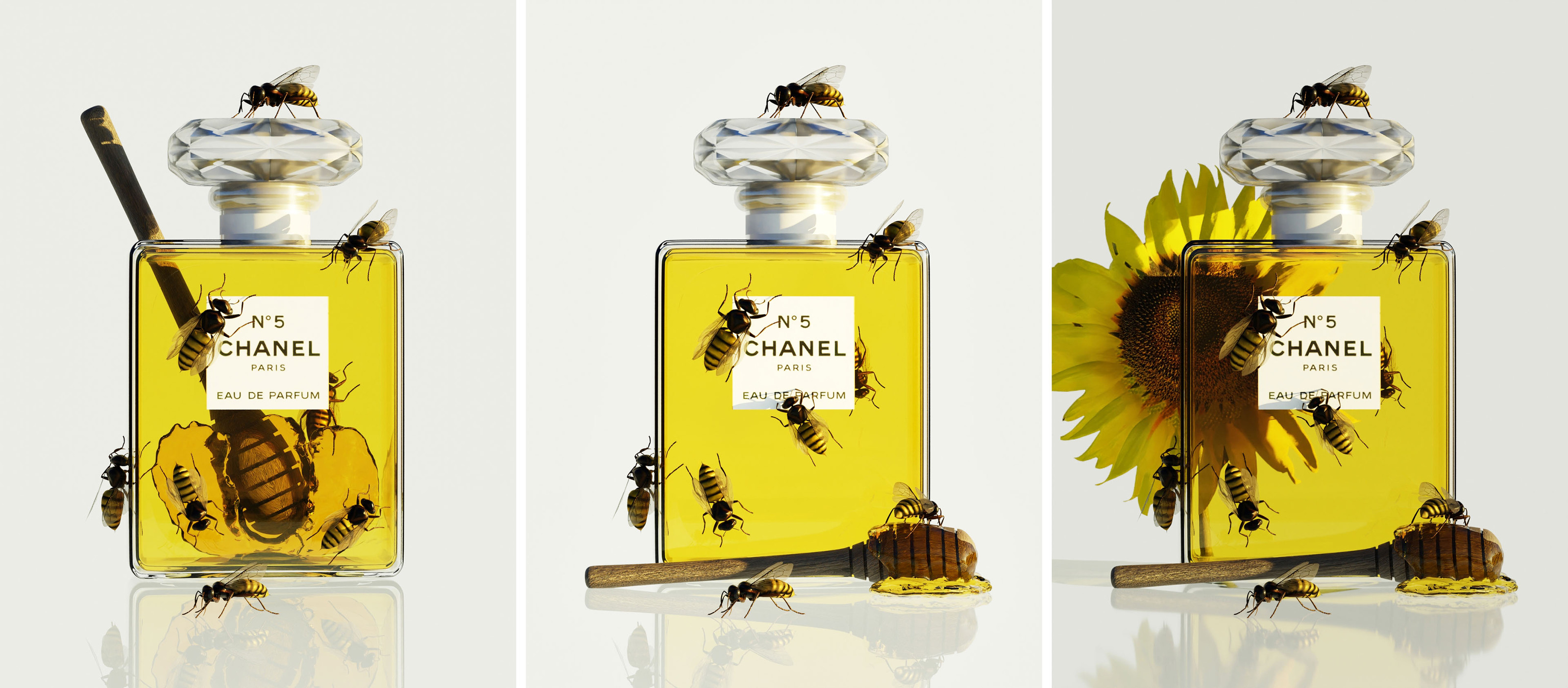 DESIGN OF CHANEL №5 PERFUME — Изображение №4 — Брендинг, 3D на Dprofile
