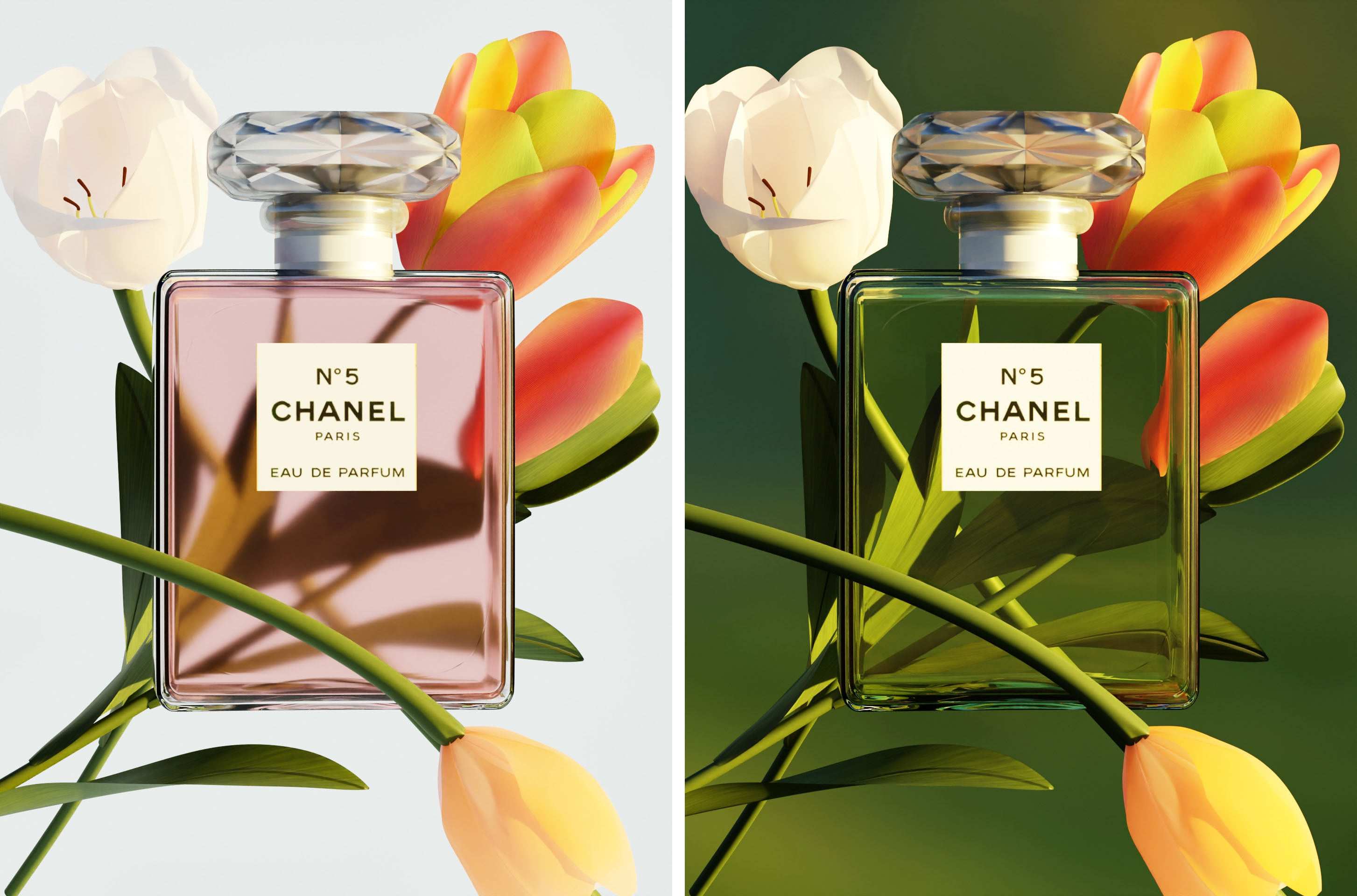 DESIGN OF CHANEL №5 PERFUME — Изображение №1 — Брендинг, 3D на Dprofile