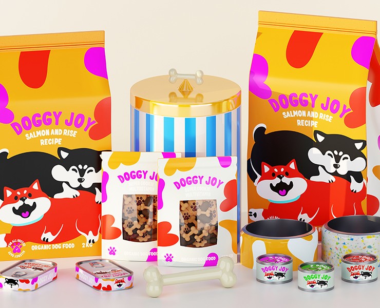 DOGGY JOY — Брендинг, 3D на Dprofile