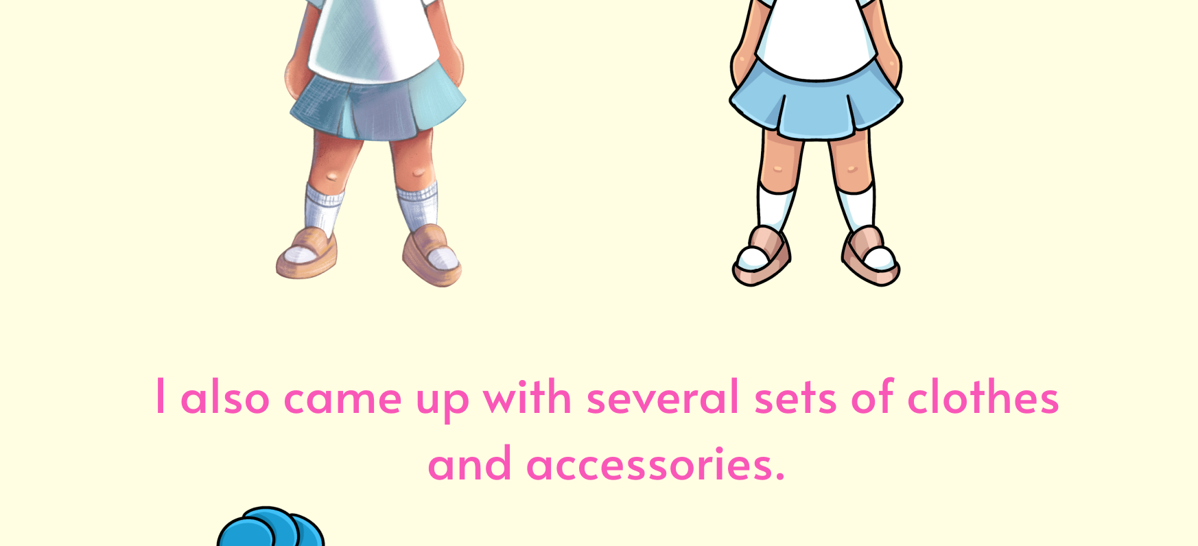 Girl Character for a dress-up mobile game — Изображение №5 — Интерфейсы, Иллюстрация на Dprofile