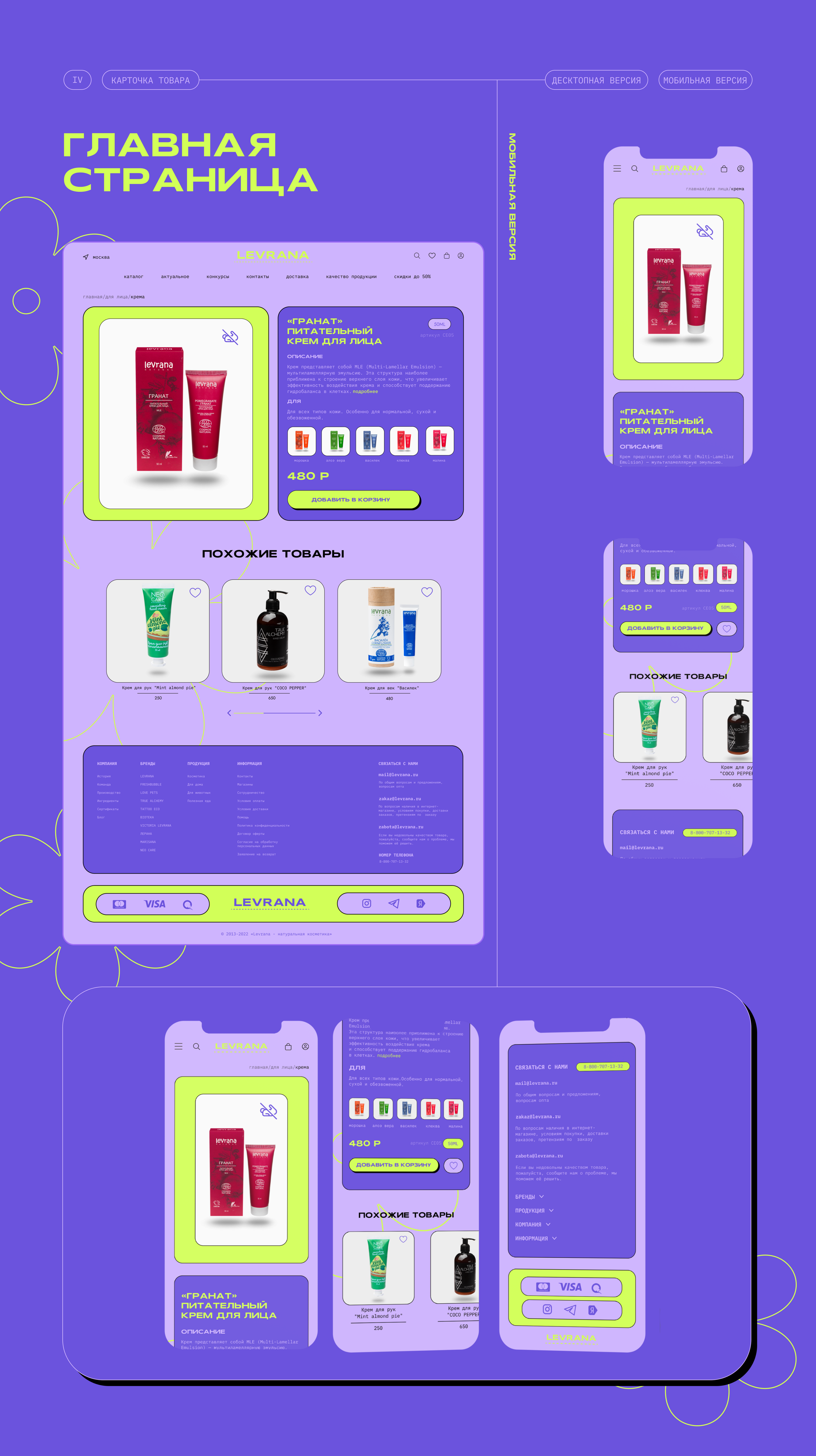 REDESIGN LEVRANA — Изображение №8 — Интерфейсы на Dprofile