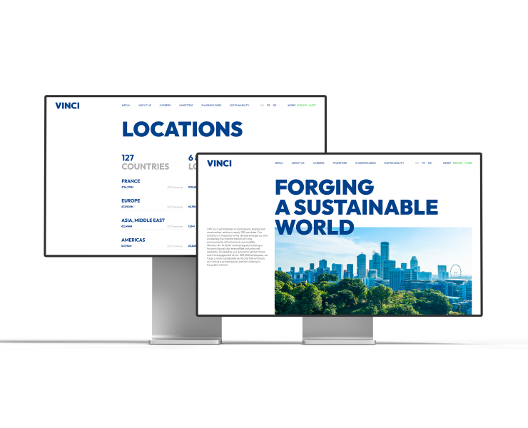 Vinci Group — Интерфейсы, Графика на Dprofile