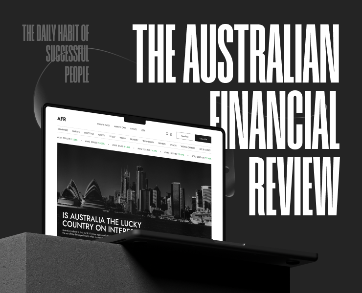 The Australian Financial Review — Интерфейсы, Графика на Dprofile