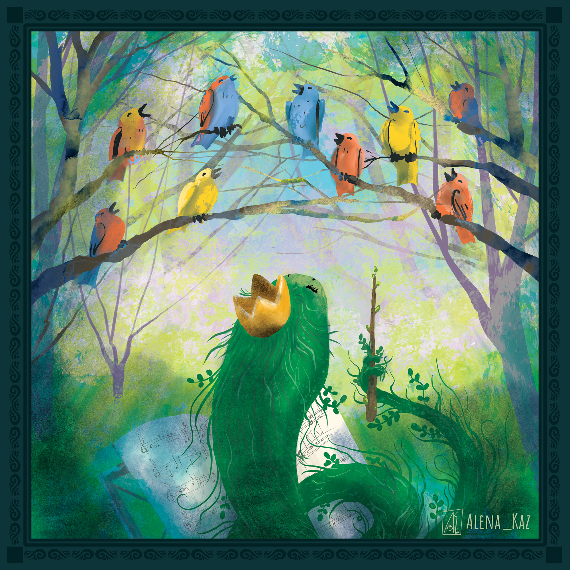 Змеиный календарь — Изображение №5 — Иллюстрация, Графика на Dprofile