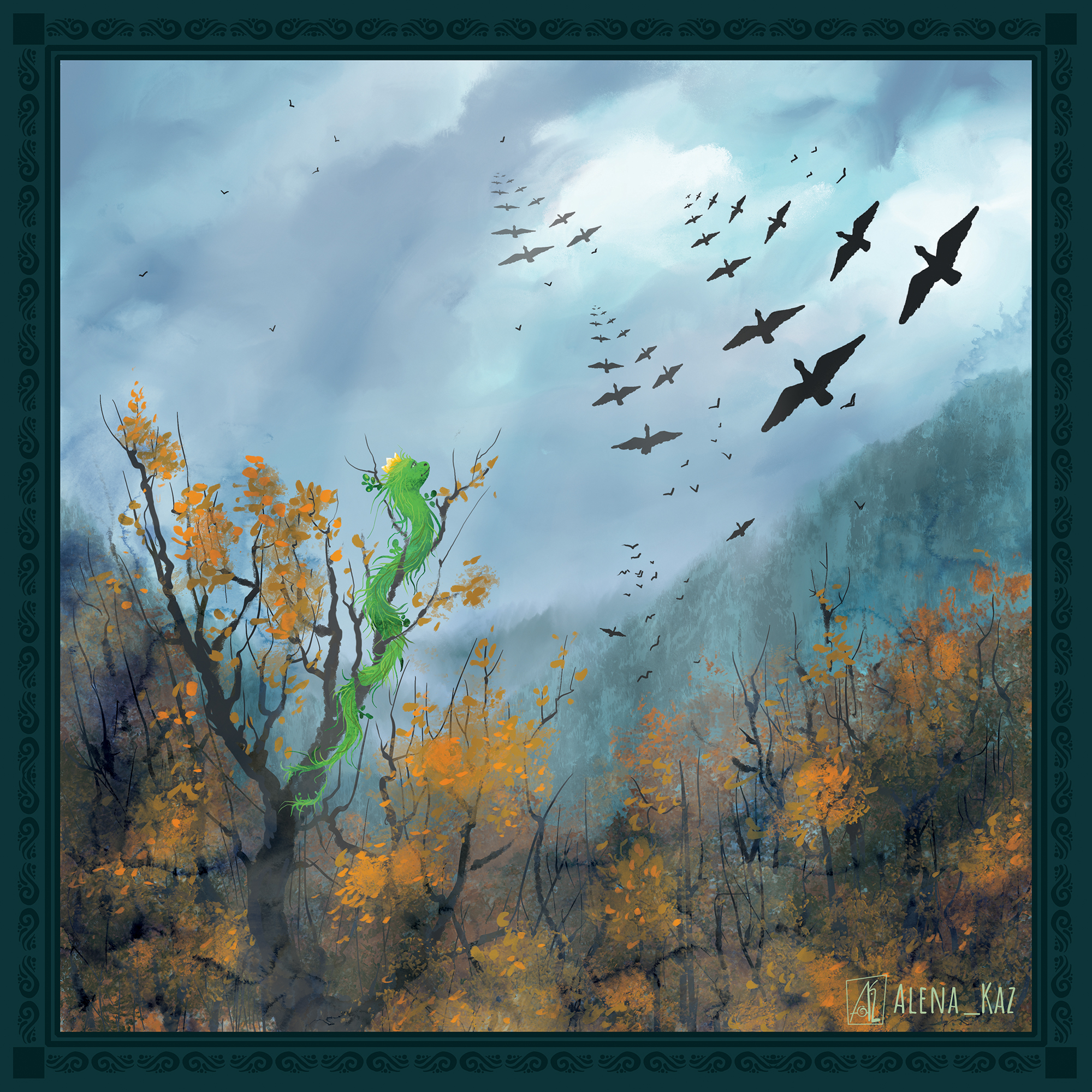 Змеиный календарь — Изображение №12 — Иллюстрация, Графика на Dprofile