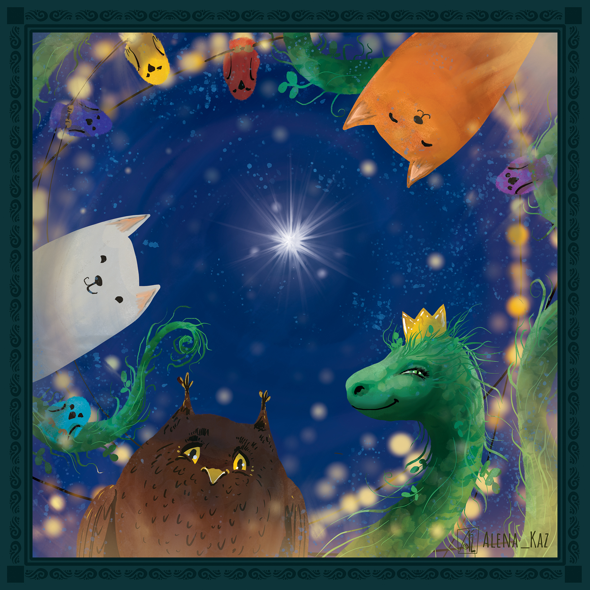 Змеиный календарь — Изображение №13 — Иллюстрация, Графика на Dprofile