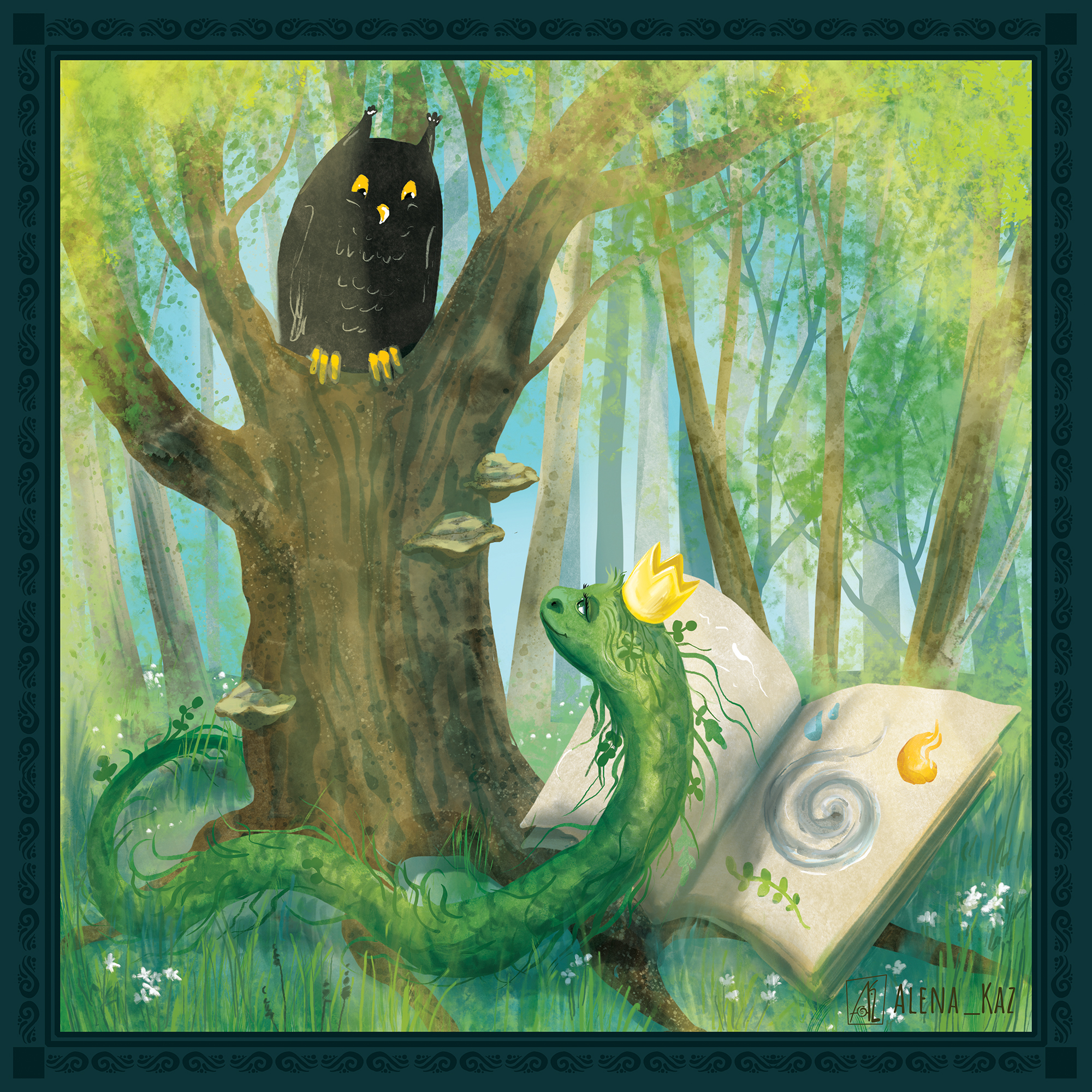 Змеиный календарь — Изображение №4 — Иллюстрация, Графика на Dprofile