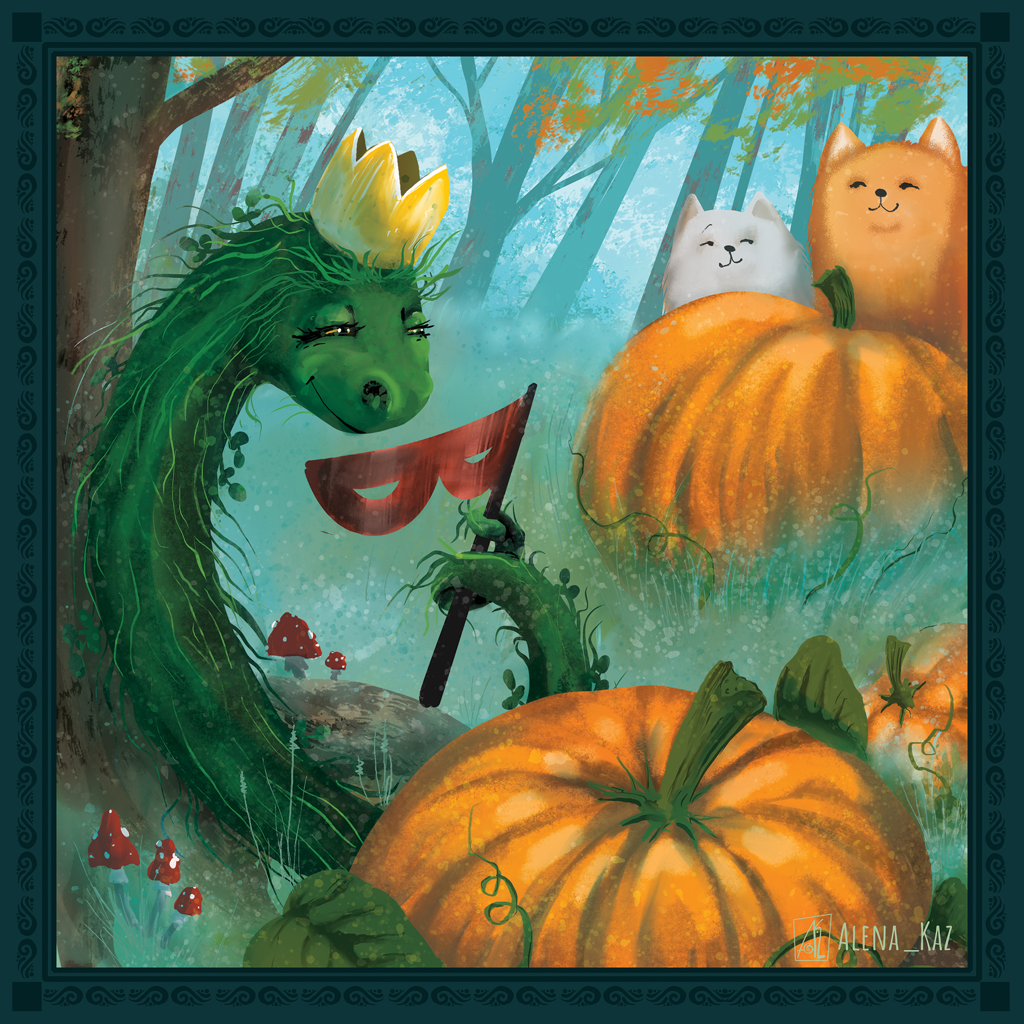 Змеиный календарь — Изображение №10 — Иллюстрация, Графика на Dprofile