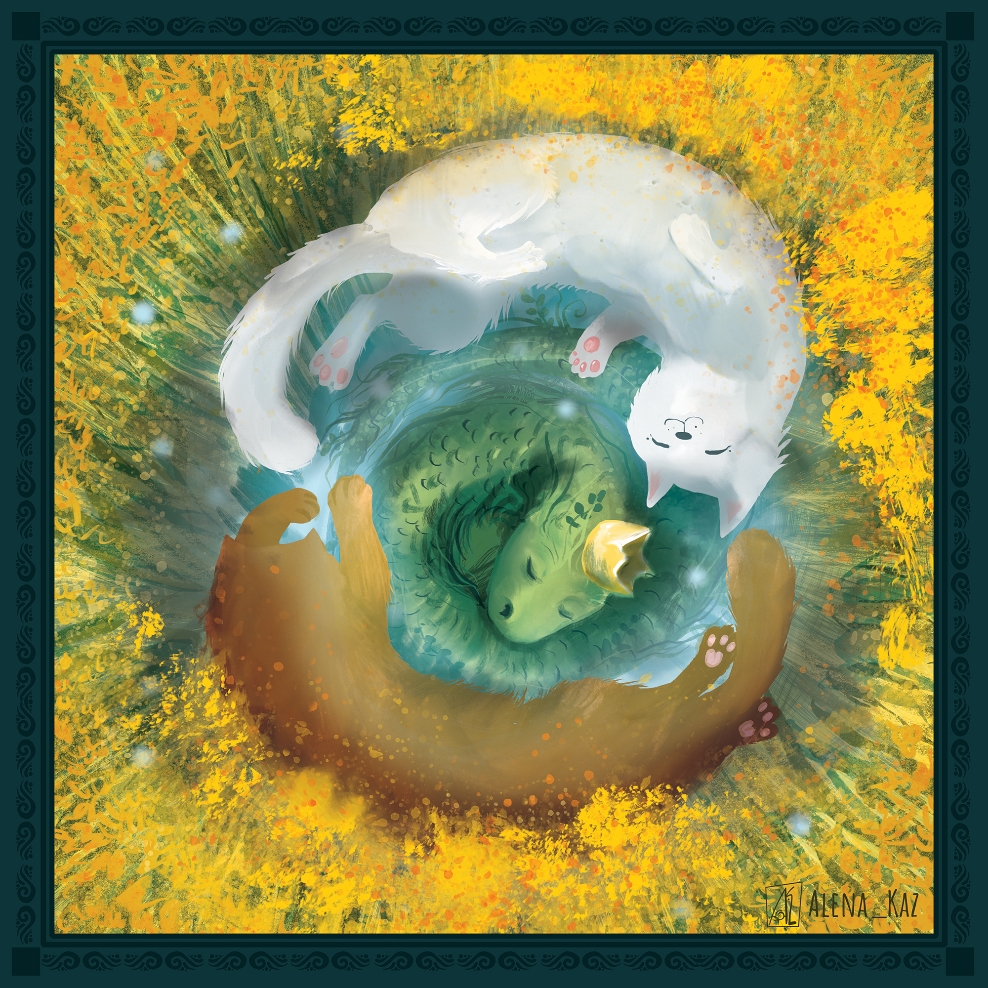 Змеиный календарь — Изображение №8 — Иллюстрация, Графика на Dprofile