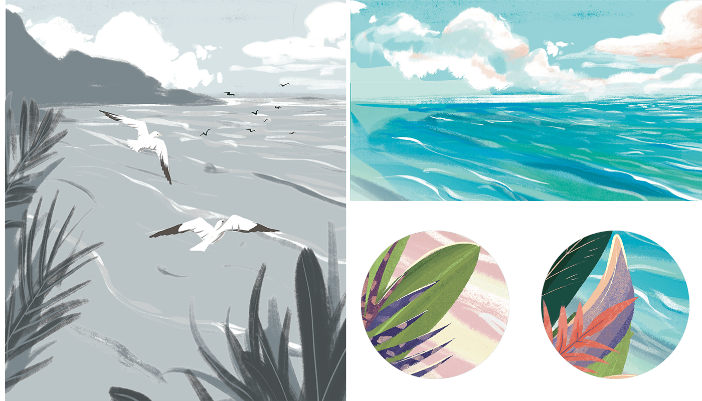 Весенняя коллекция скетчбуков для издательского дома Феникс+ — Изображение №4 — Иллюстрация, Графика на Dprofile