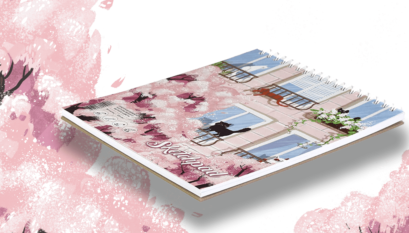 Весенняя коллекция скетчбуков для издательского дома Феникс+ — Изображение №19 — Иллюстрация, Графика на Dprofile