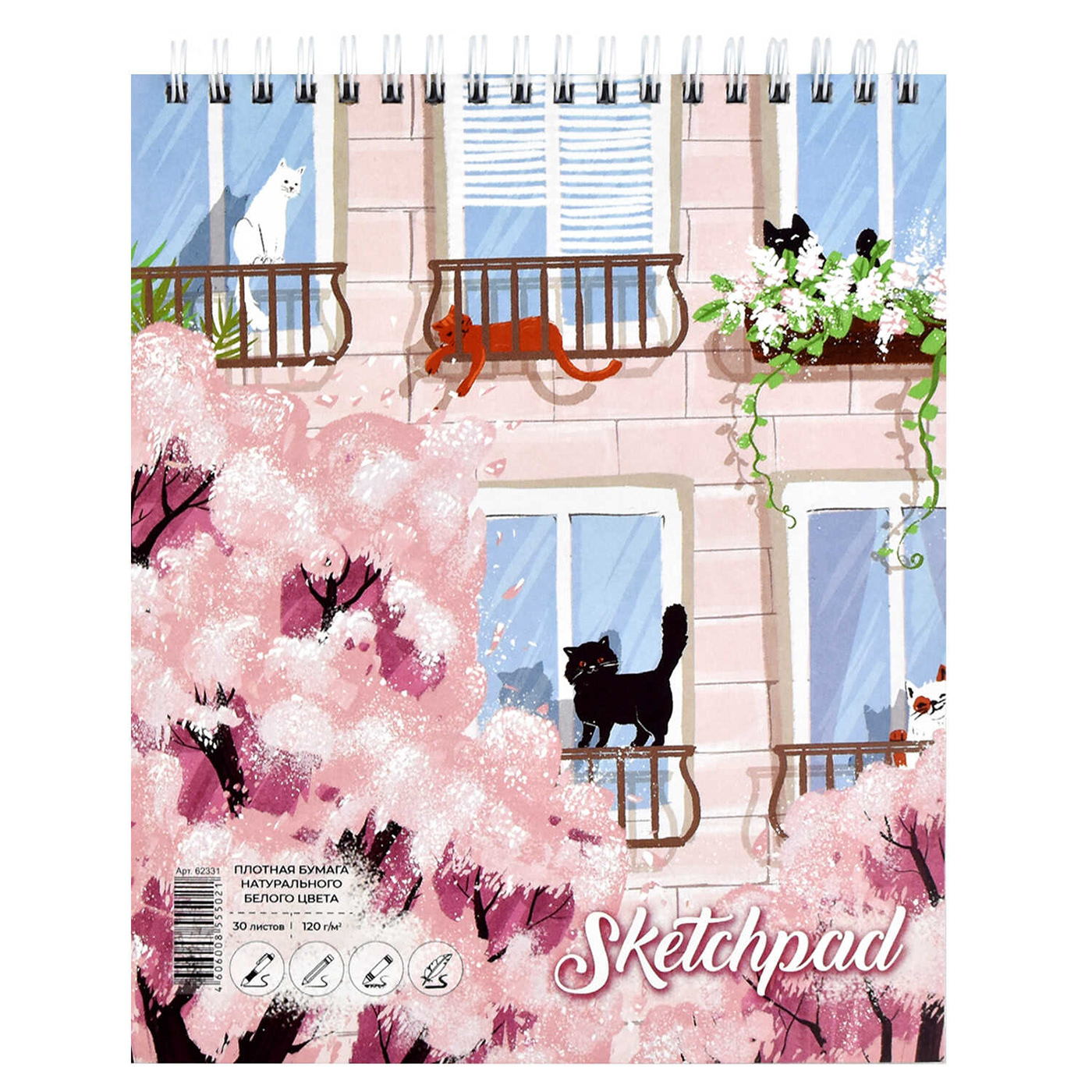 Весенняя коллекция скетчбуков для издательского дома Феникс+ — Изображение №18 — Иллюстрация, Графика на Dprofile