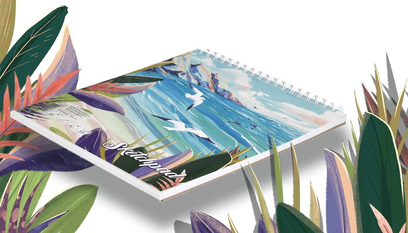 Весенняя коллекция скетчбуков для издательского дома Феникс+ — Изображение №6 — Иллюстрация, Графика на Dprofile