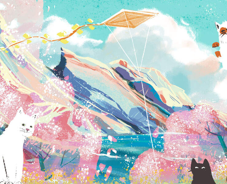 Весенняя коллекция скетчбуков для издательского дома Феникс+ — Иллюстрация, Графика на Dprofile