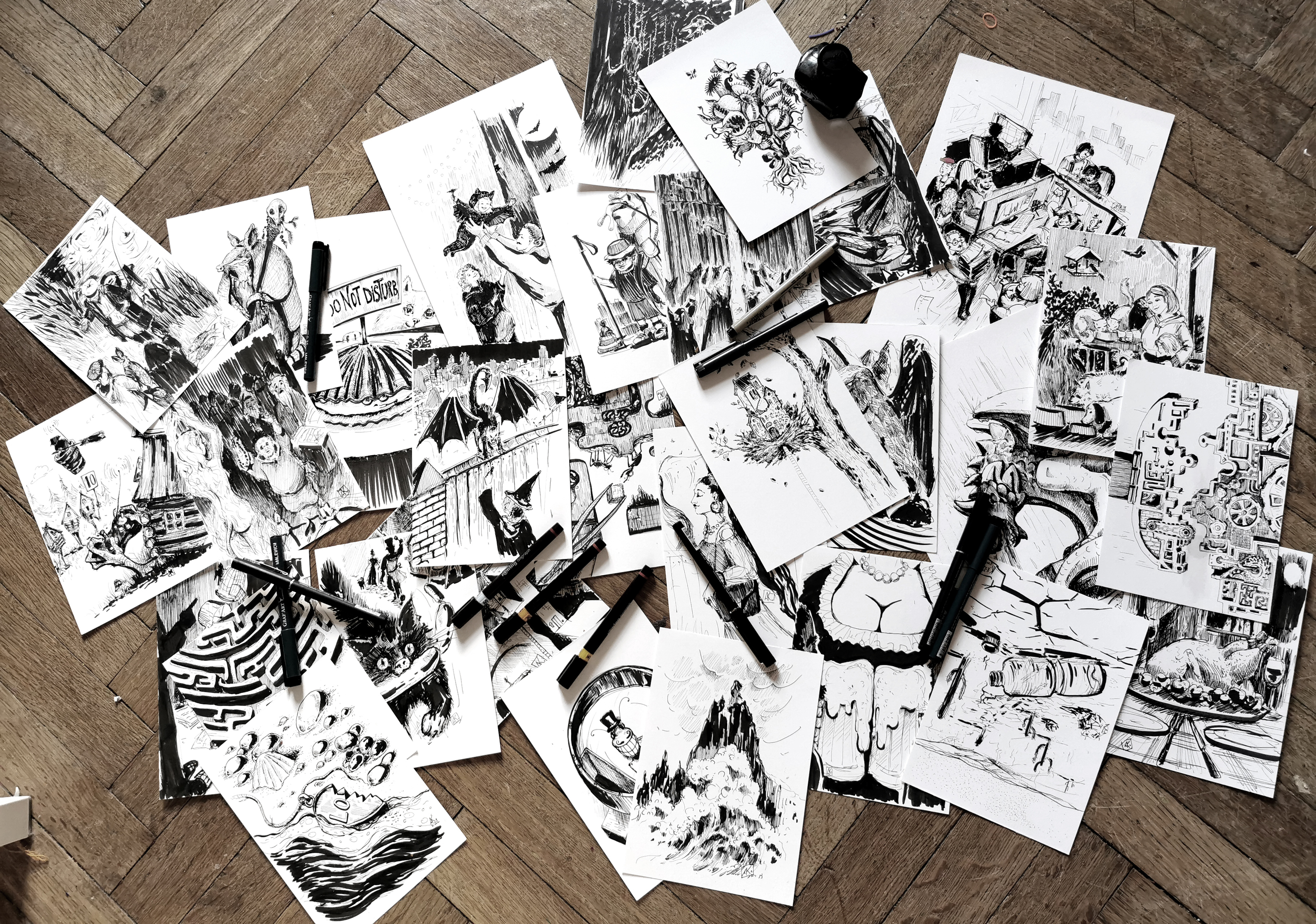 Inktober 2022 — Изображение №29 — Иллюстрация, Графика на Dprofile